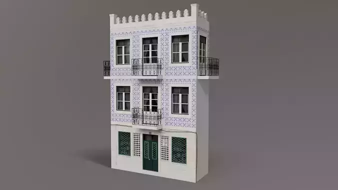 Facade of a Portuguese building 2