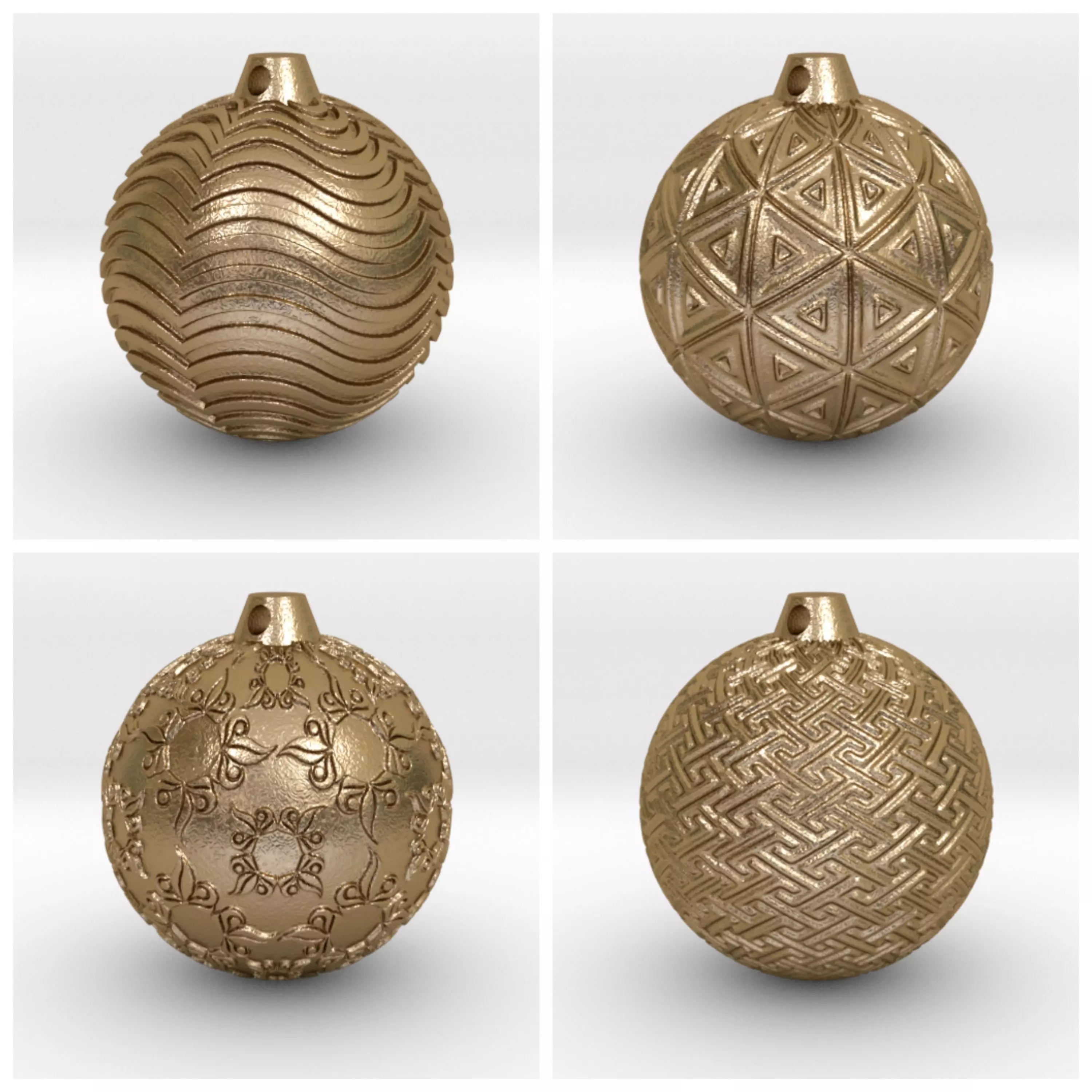 Christmas Ornaments 3D print model_0