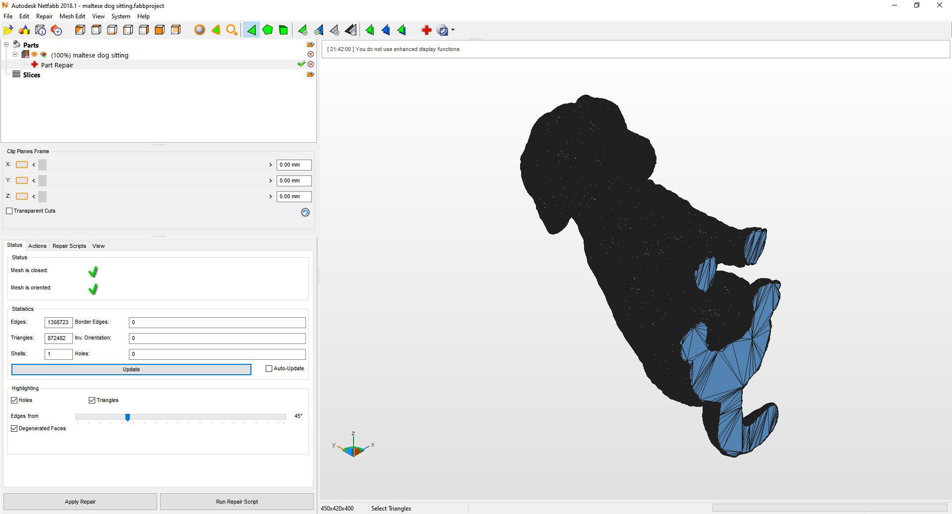 Maltese dog sitting 3D print model_12
