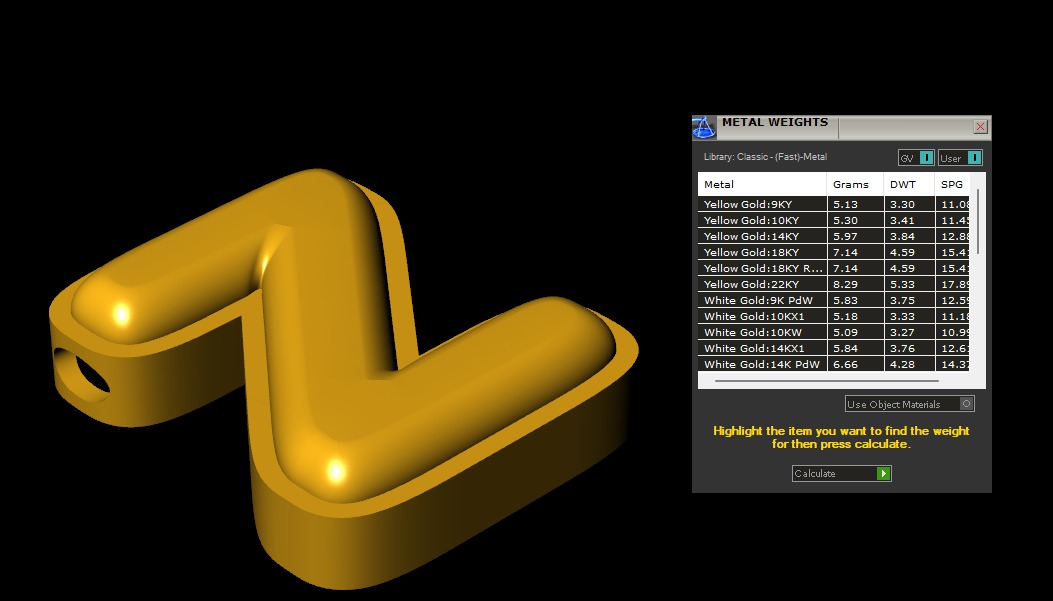 Model 1208 Y Initial Letters Charm Balloon 20mm 3D print model_8