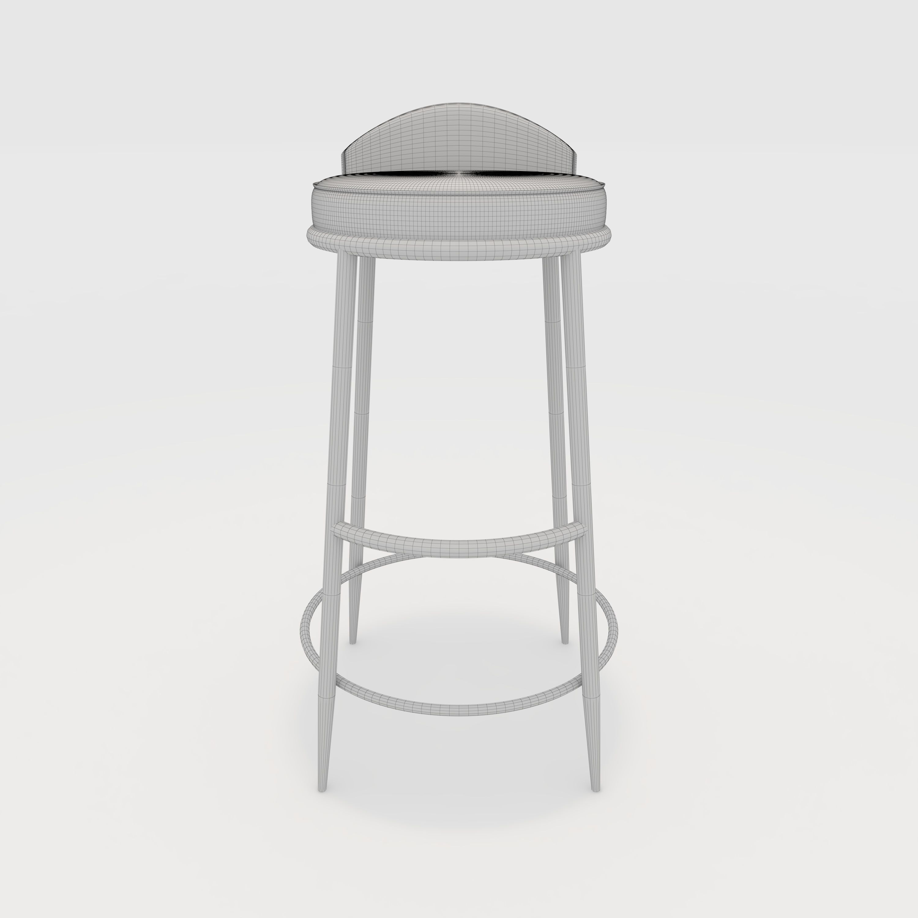 Bar Stool 45 3D model_9