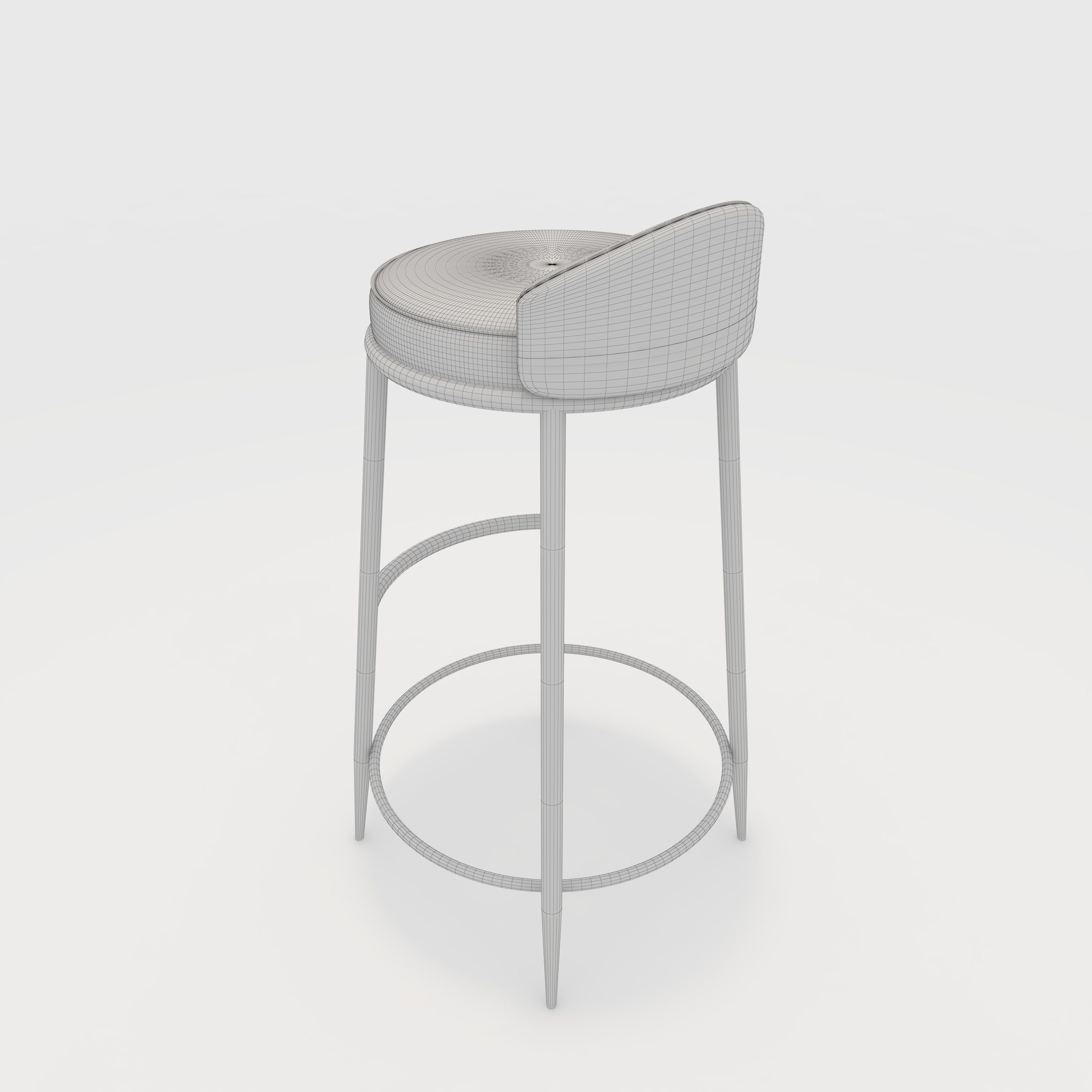 Bar Stool 45 3D model_5