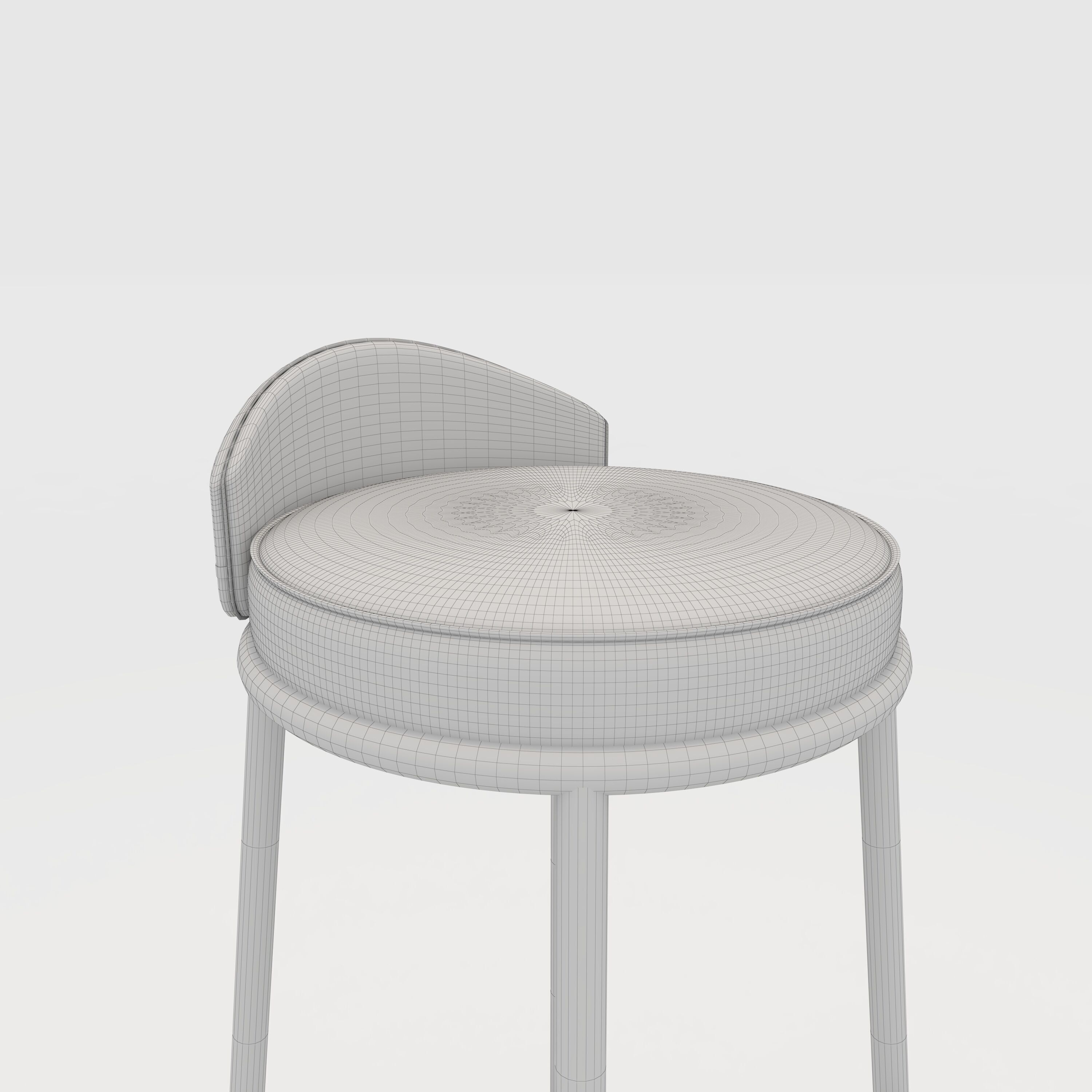 Bar Stool 45 3D model_13