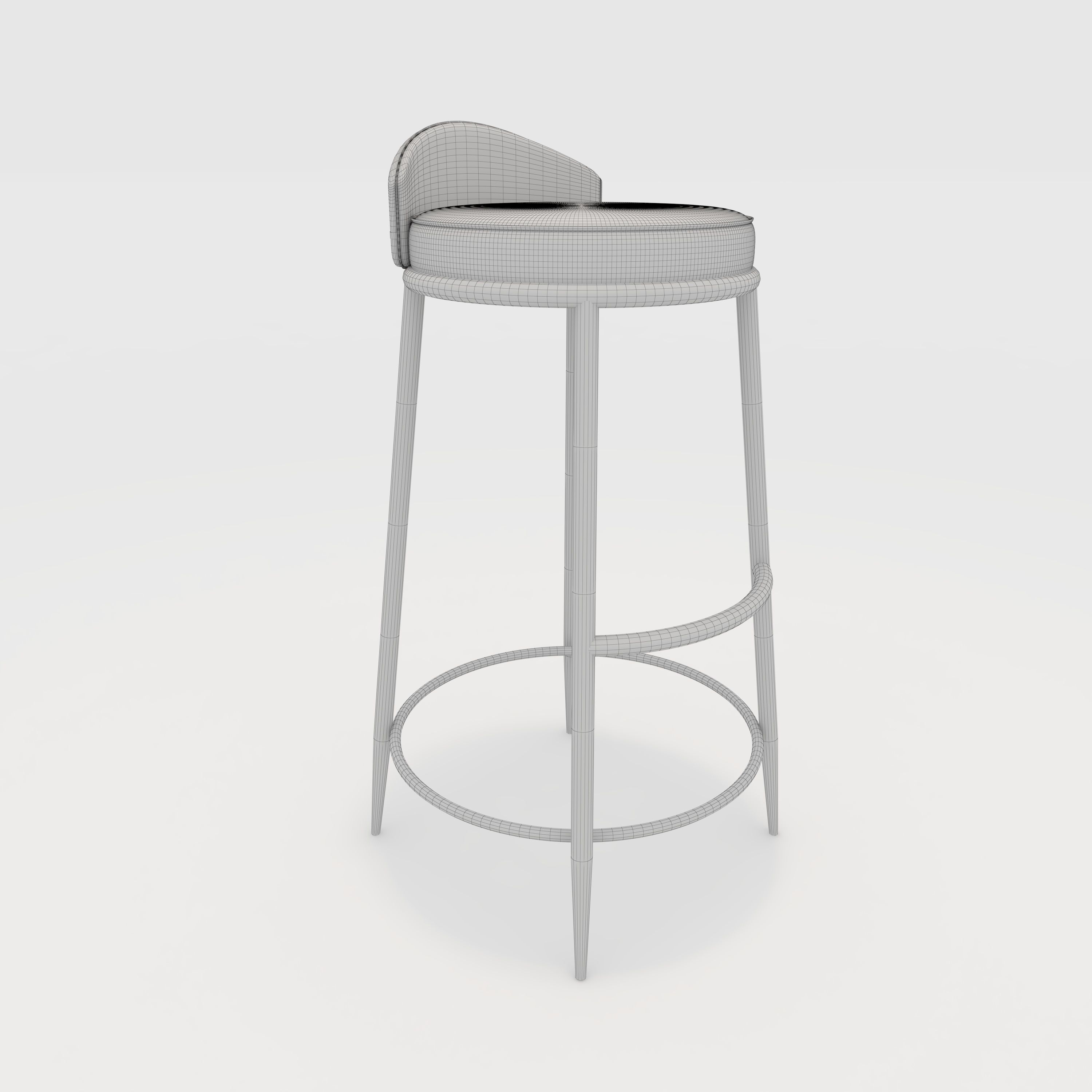 Bar Stool 45 3D model_7