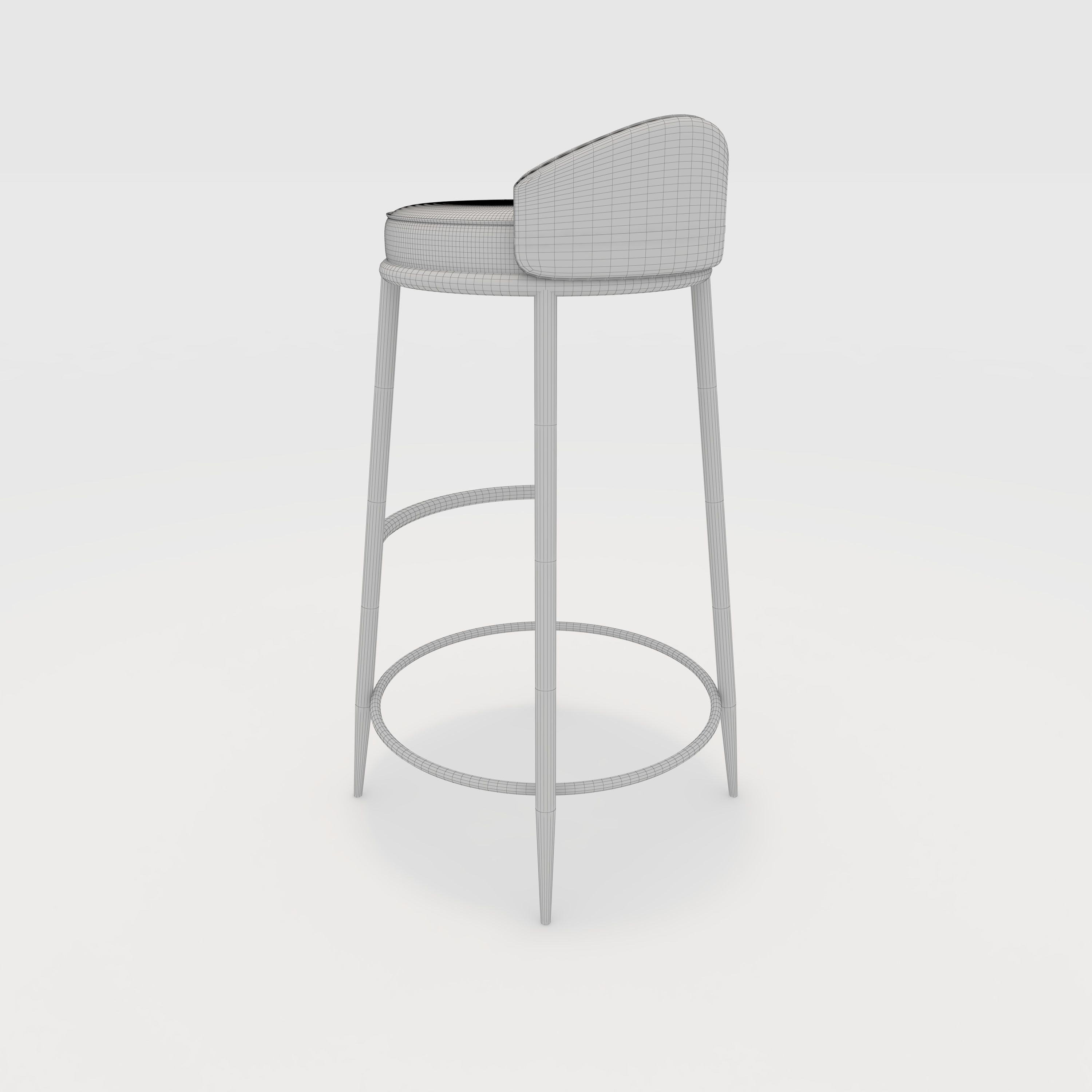 Bar Stool 45 3D model_11