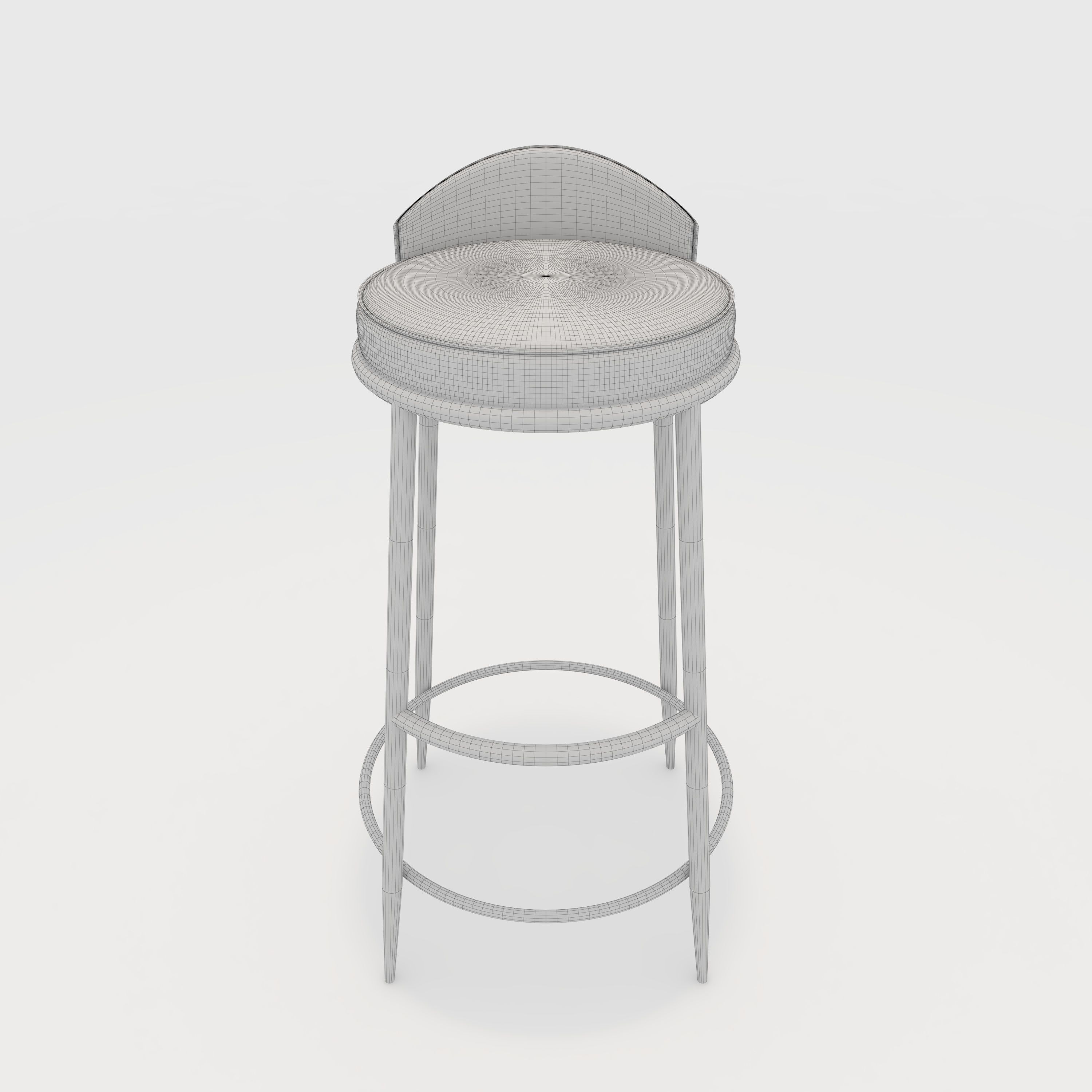 Bar Stool 45 3D model_3