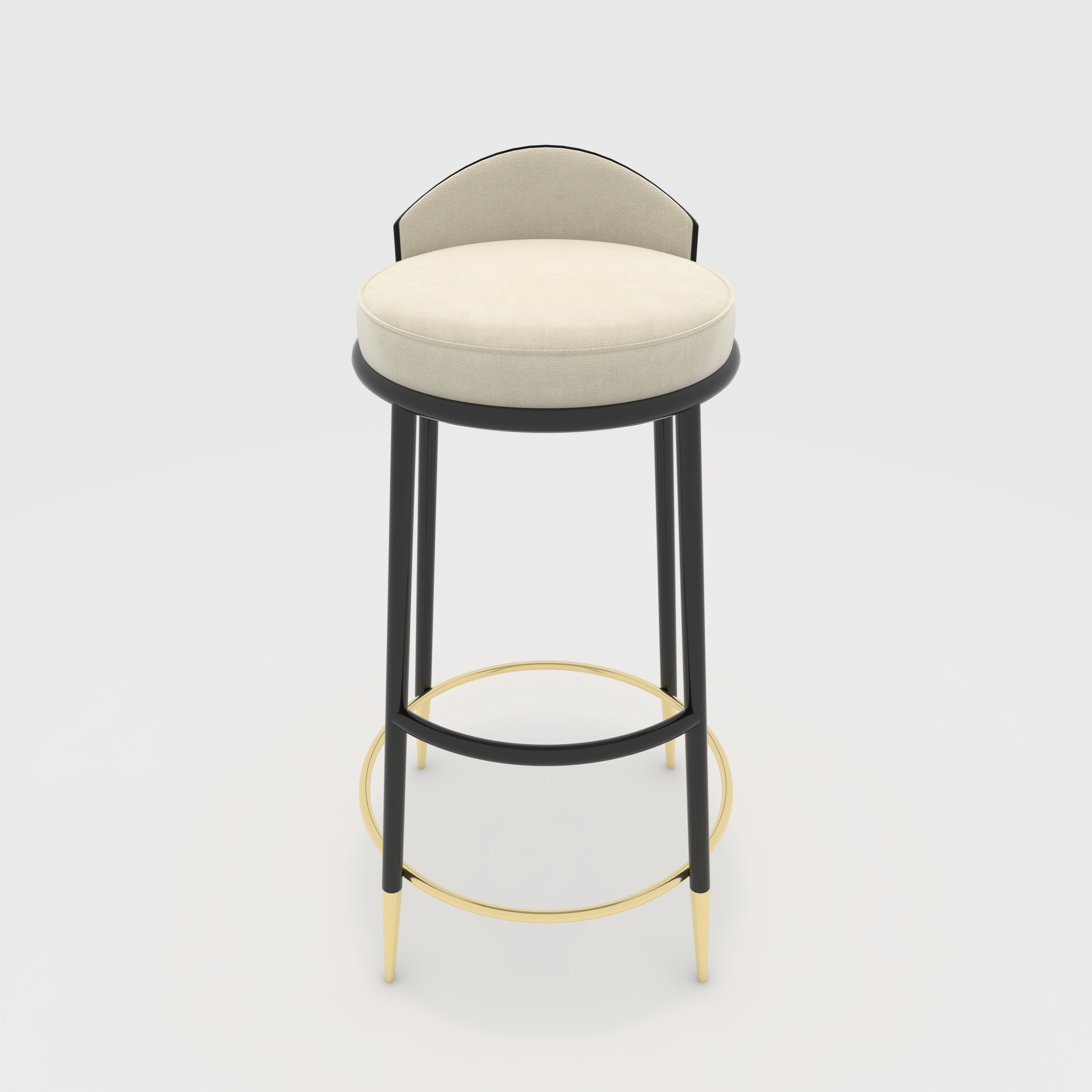 Bar Stool 45 3D model_2