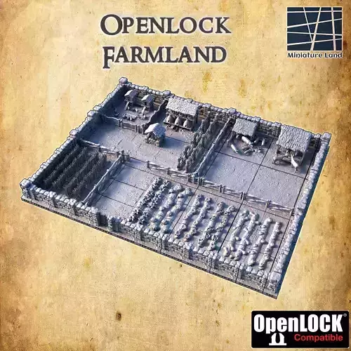 Openlock Farmland Pack Tabletop Terrain 28 MM