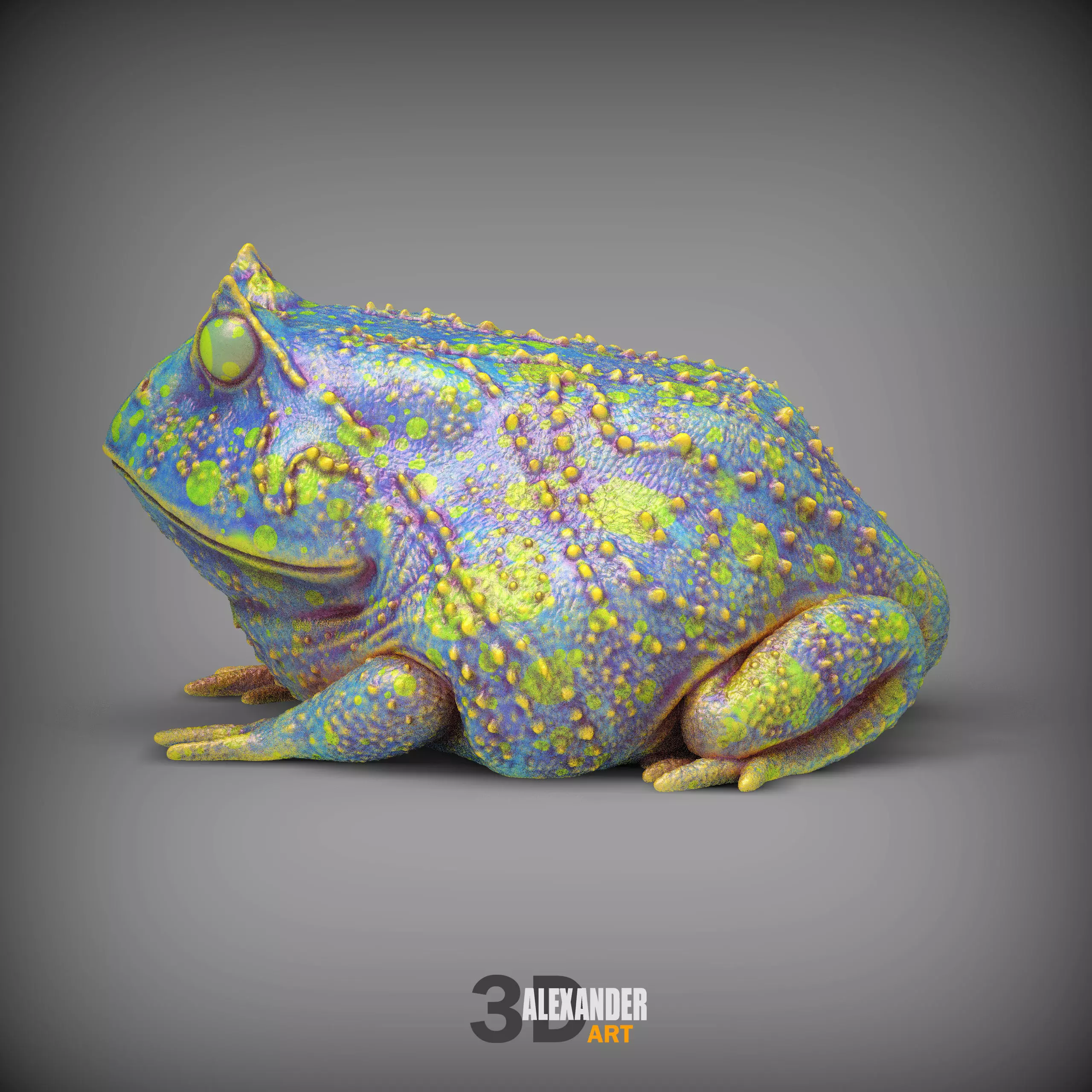 Slingshot frog 3D print model