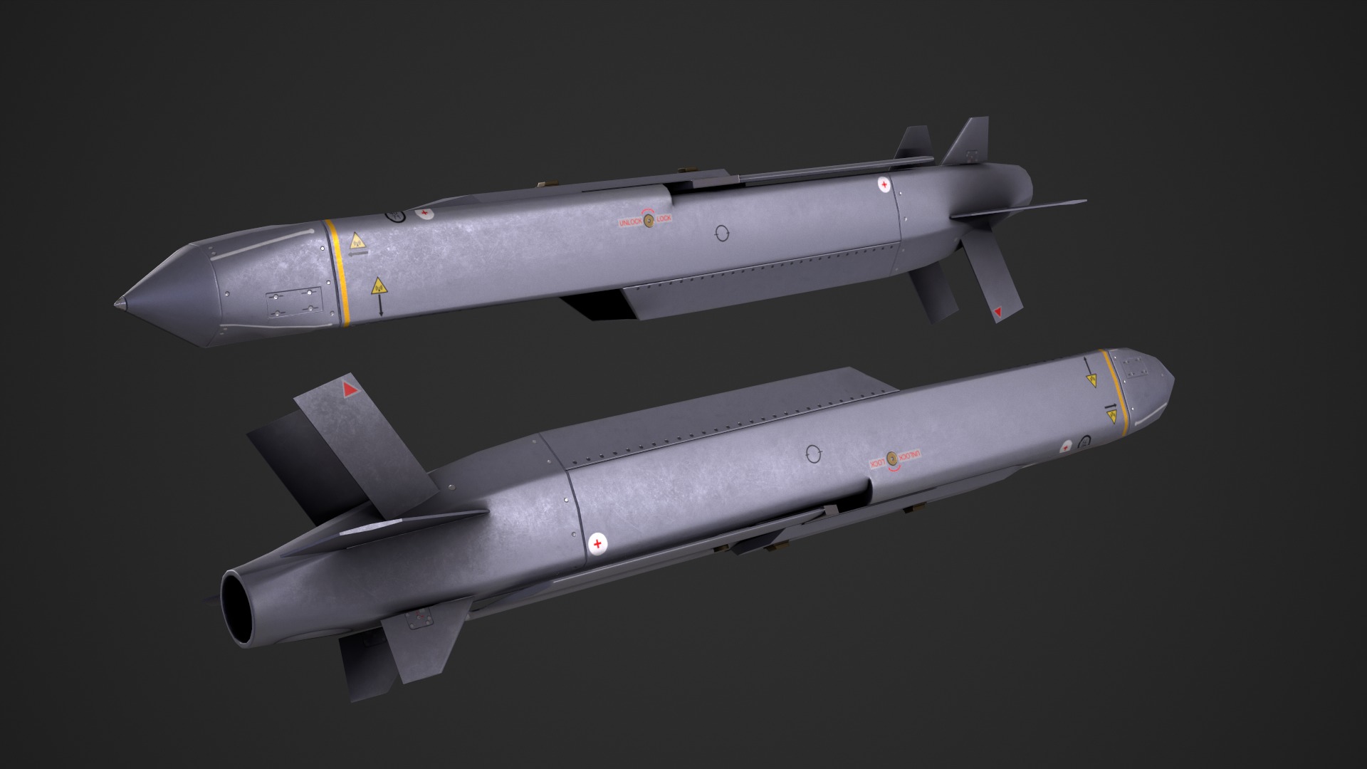 SCALP EG - Storm Shadow Low-poly 3D model_2