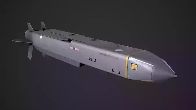 SCALP EG - Storm Shadow Low-poly 3D model SCALP EG - Storm Shadow Low-poly 3D model