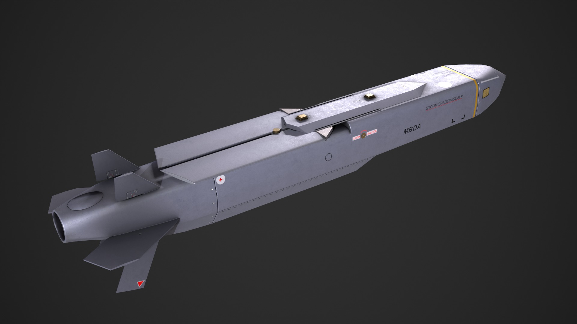 SCALP EG - Storm Shadow Low-poly 3D model_1