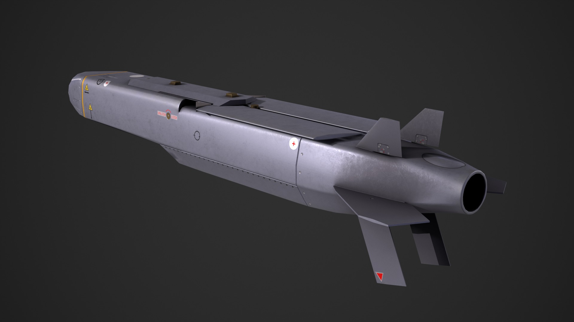 SCALP EG - Storm Shadow Low-poly 3D model_3