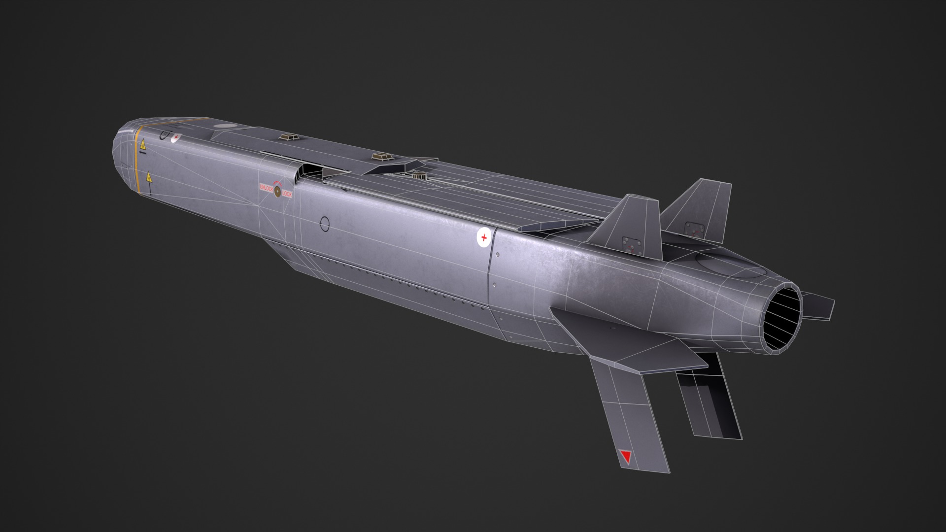 SCALP EG - Storm Shadow Low-poly 3D model_6