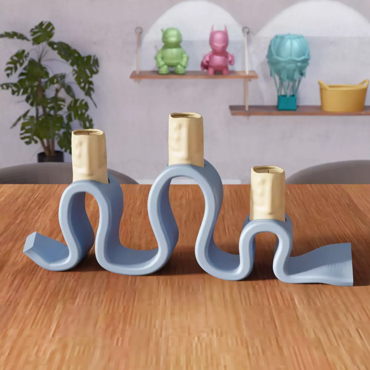 Standard Taper Candle Holder - 343 3D print model_0