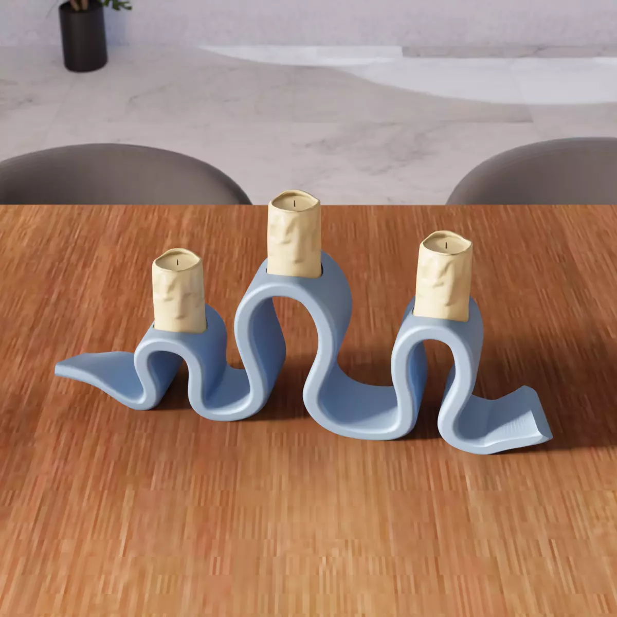 Standard Taper Candle Holder - 343 3D print model_1