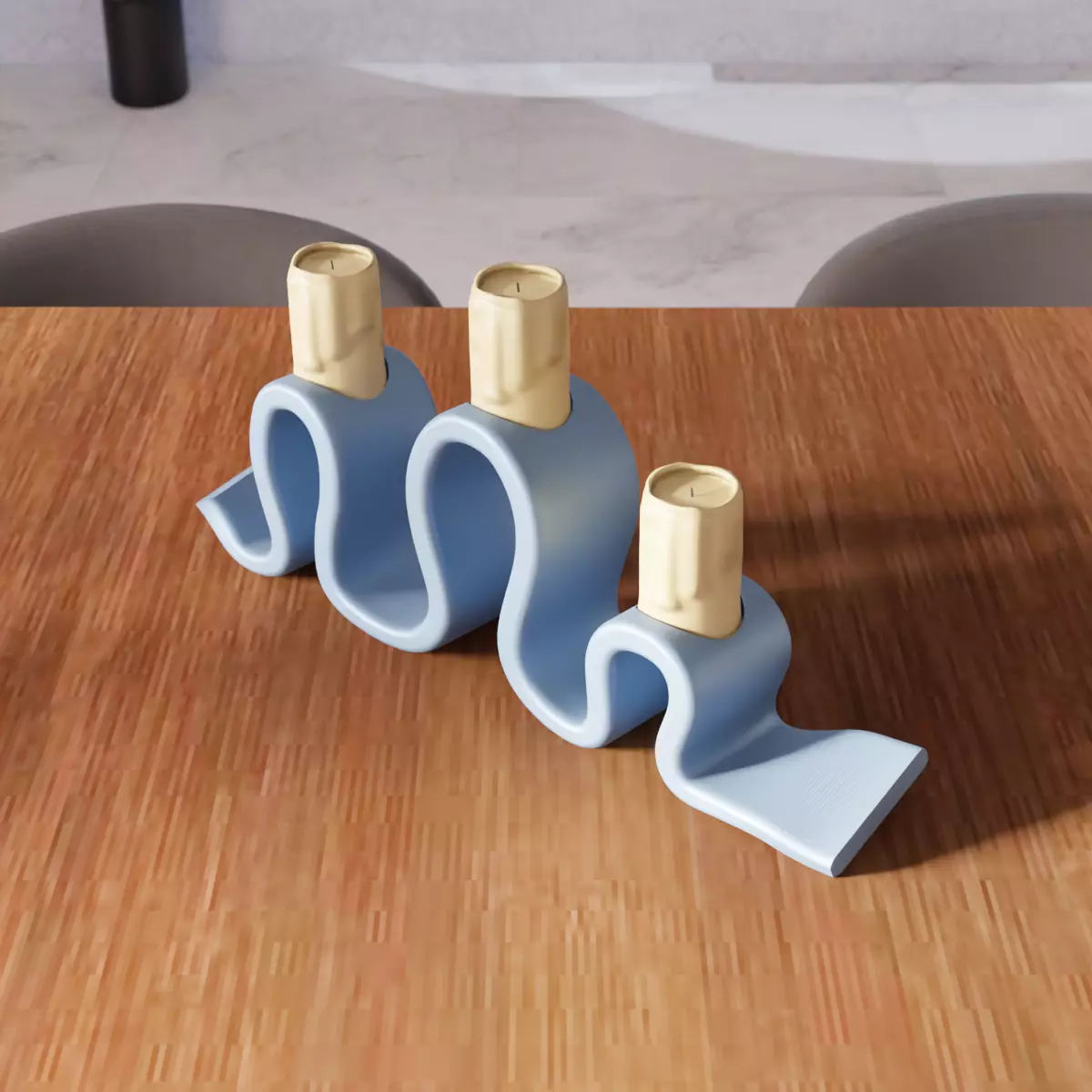 Standard Taper Candle Holder - 343 3D print model_3