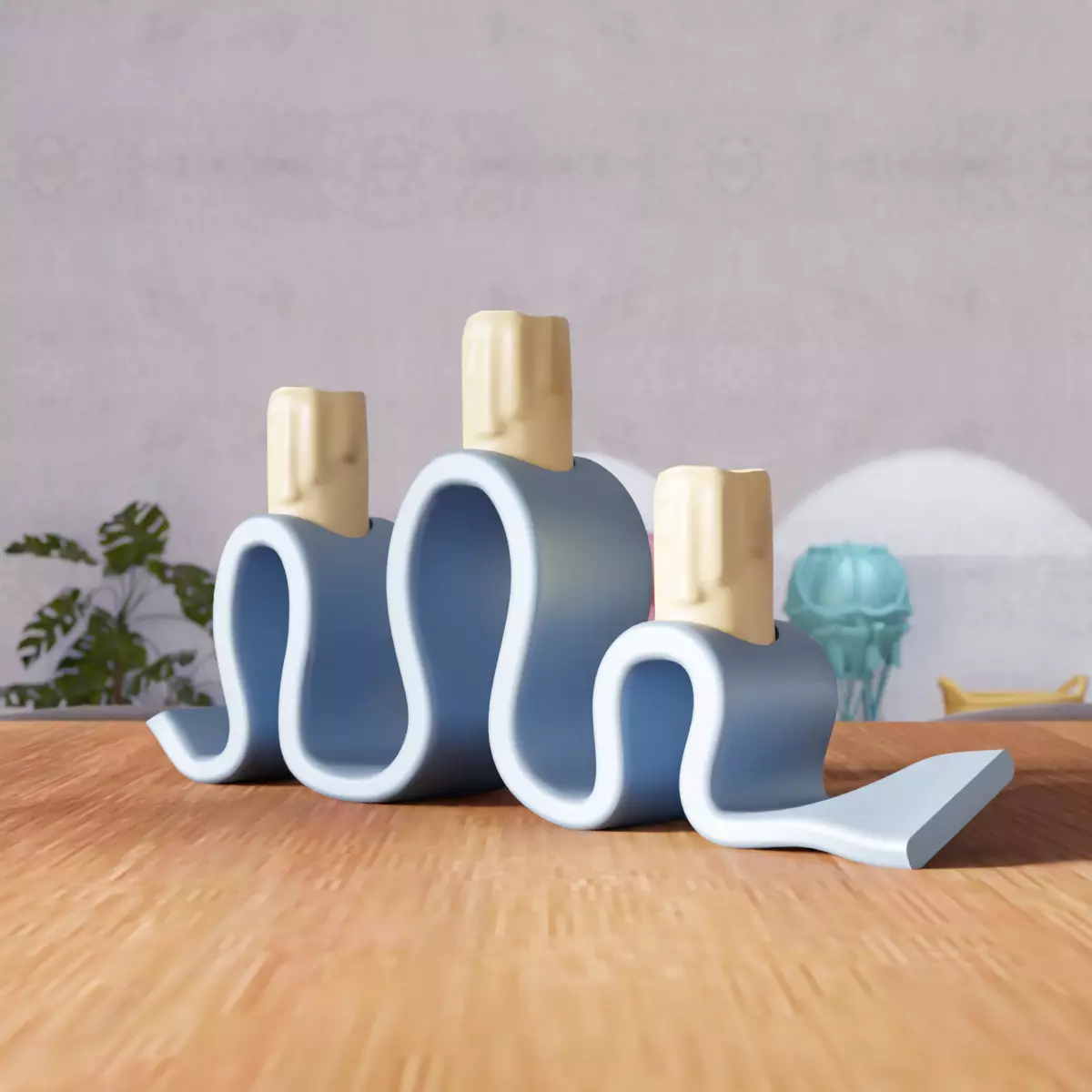 Standard Taper Candle Holder - 343 3D print model_4