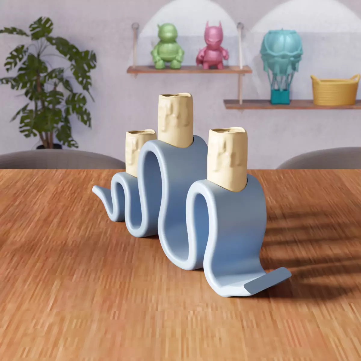 Standard Taper Candle Holder - 343 3D print model_7