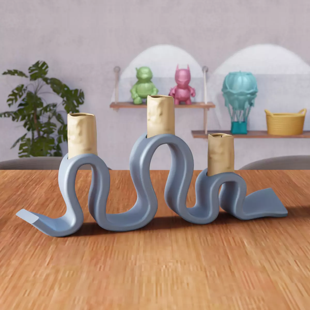 Standard Taper Candle Holder - 343 3D print model_6