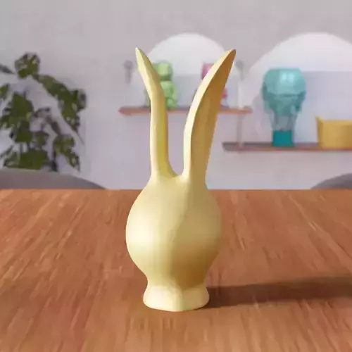 Easter Bunny Head Figure - 341