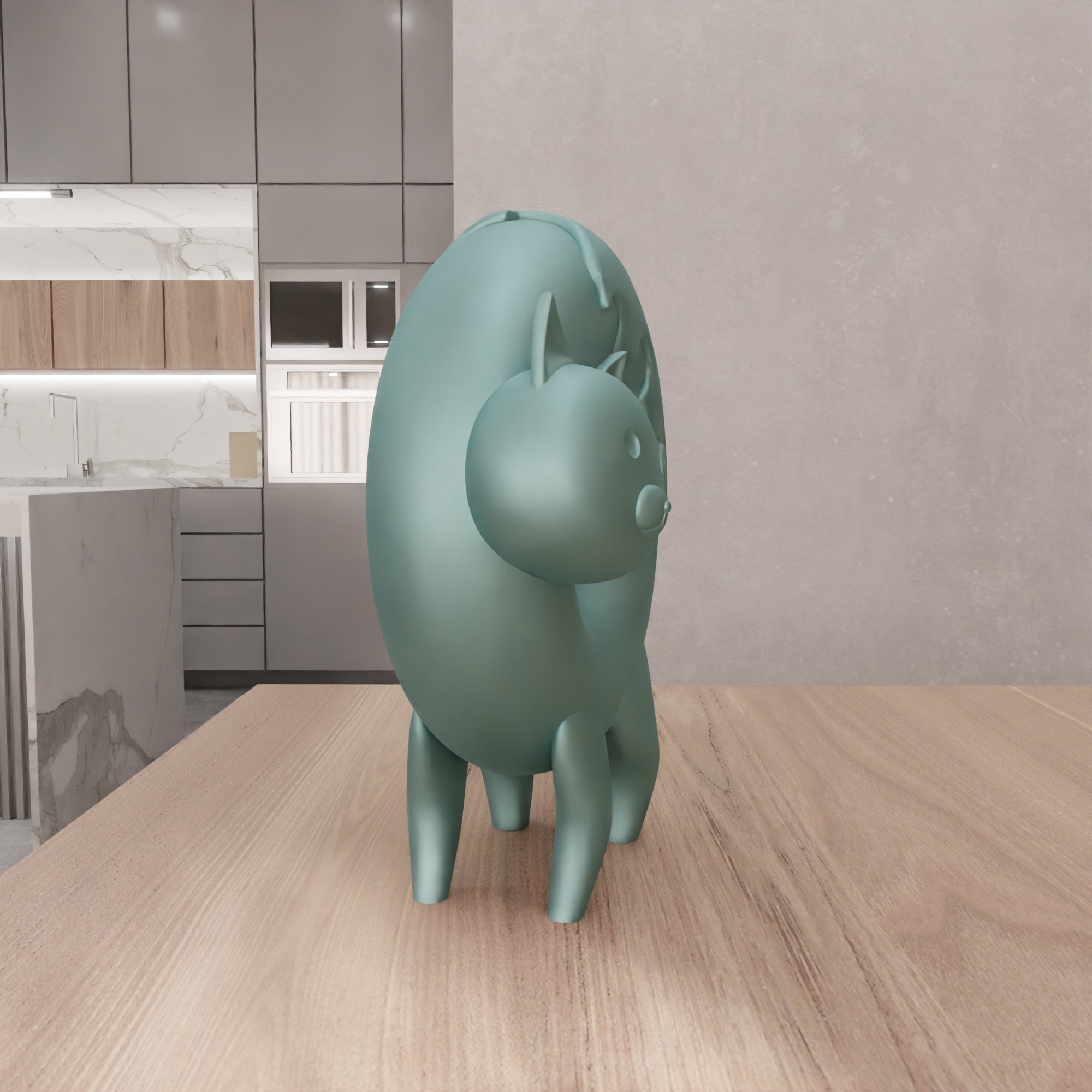 Cute Donut Cat Figure - 340 3D print model_9