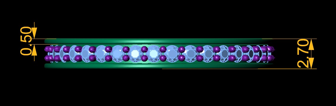 Model 1225 Eternity Band Ring 6 and half US Size 1pnt5mm Diamond 3D print model_13