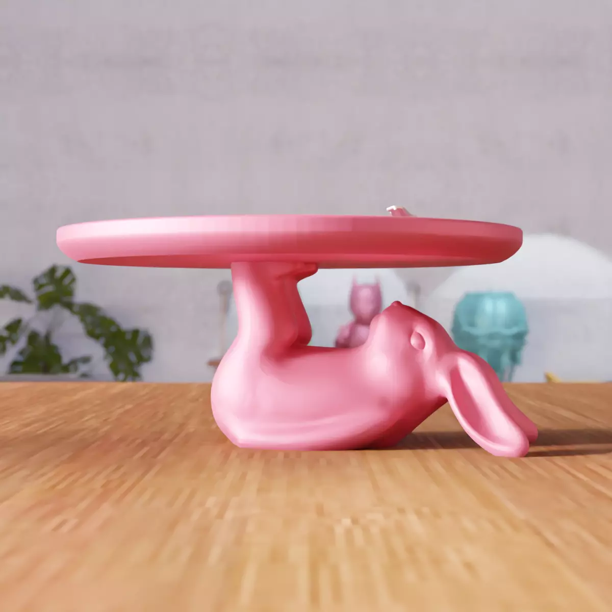 Cute Easter Bunny Bowl - 338 3D print model_5