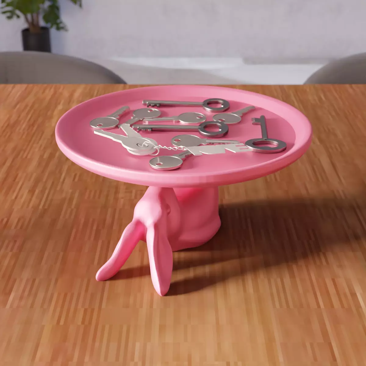 Cute Easter Bunny Bowl - 338 3D print model_3