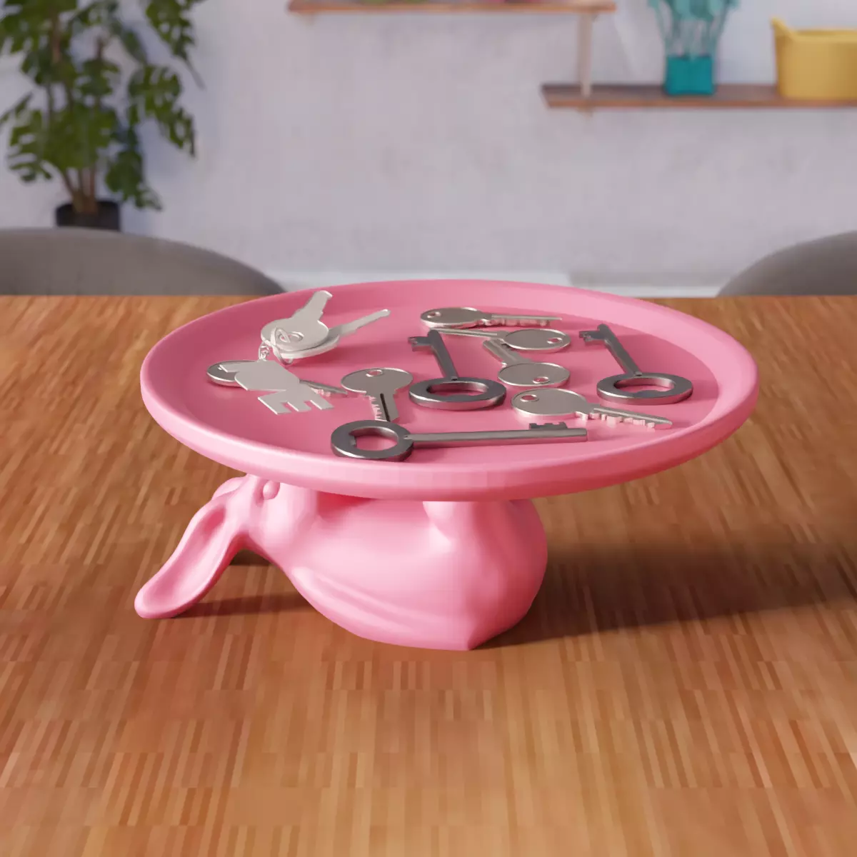 Cute Easter Bunny Bowl - 338 3D print model_2