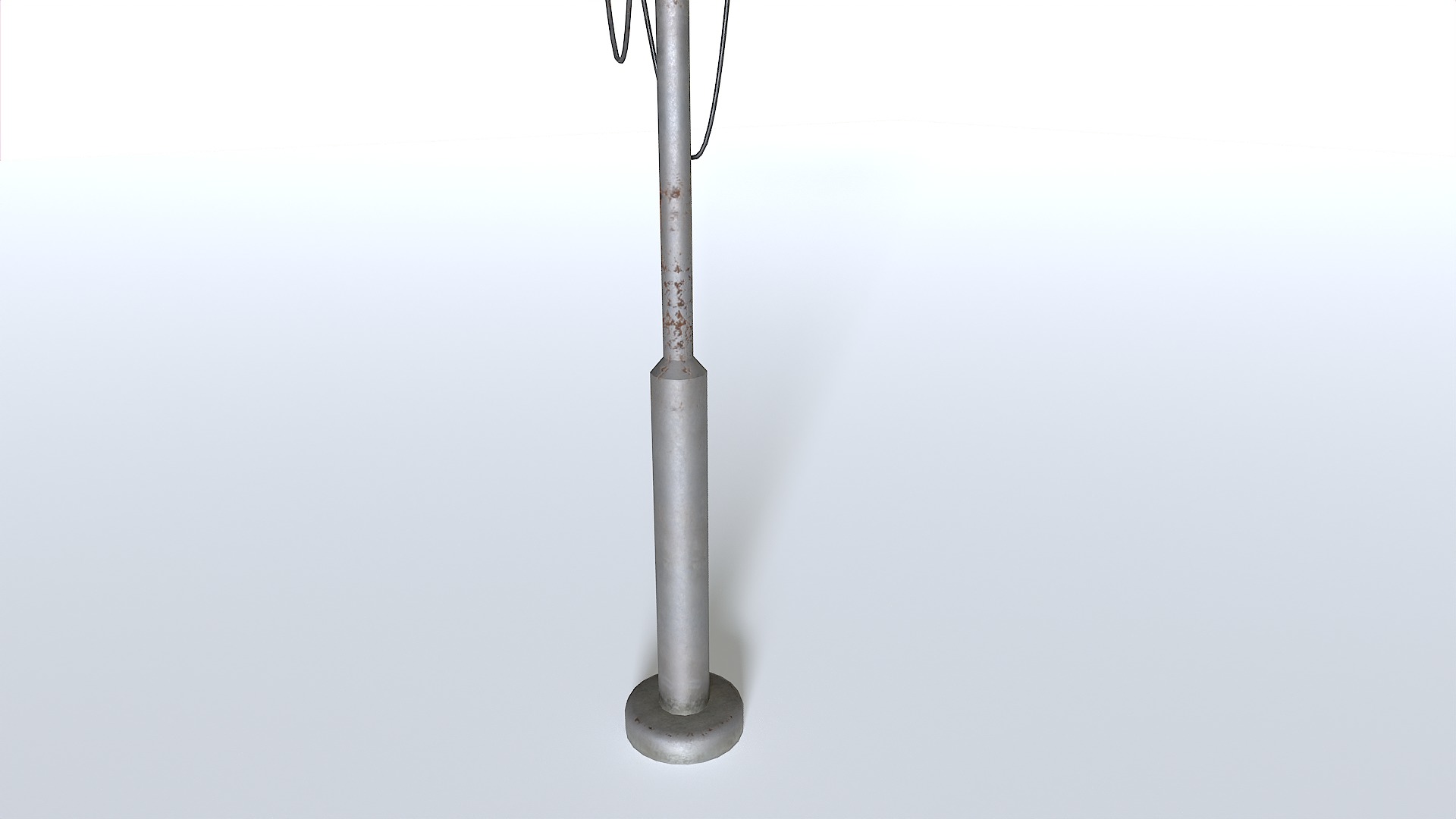 Rusty Cell Phone Tower 3 Low-poly 3D model_4