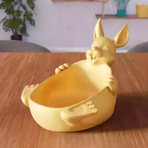 Cute Easter Bunny Bowl  - 336