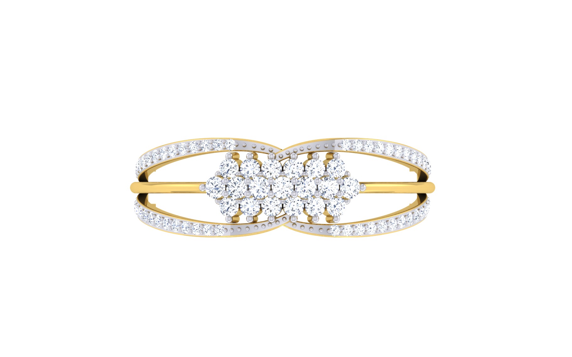 Women Ring  Render 3dm STL OBJ FBX Details 3D print model_7