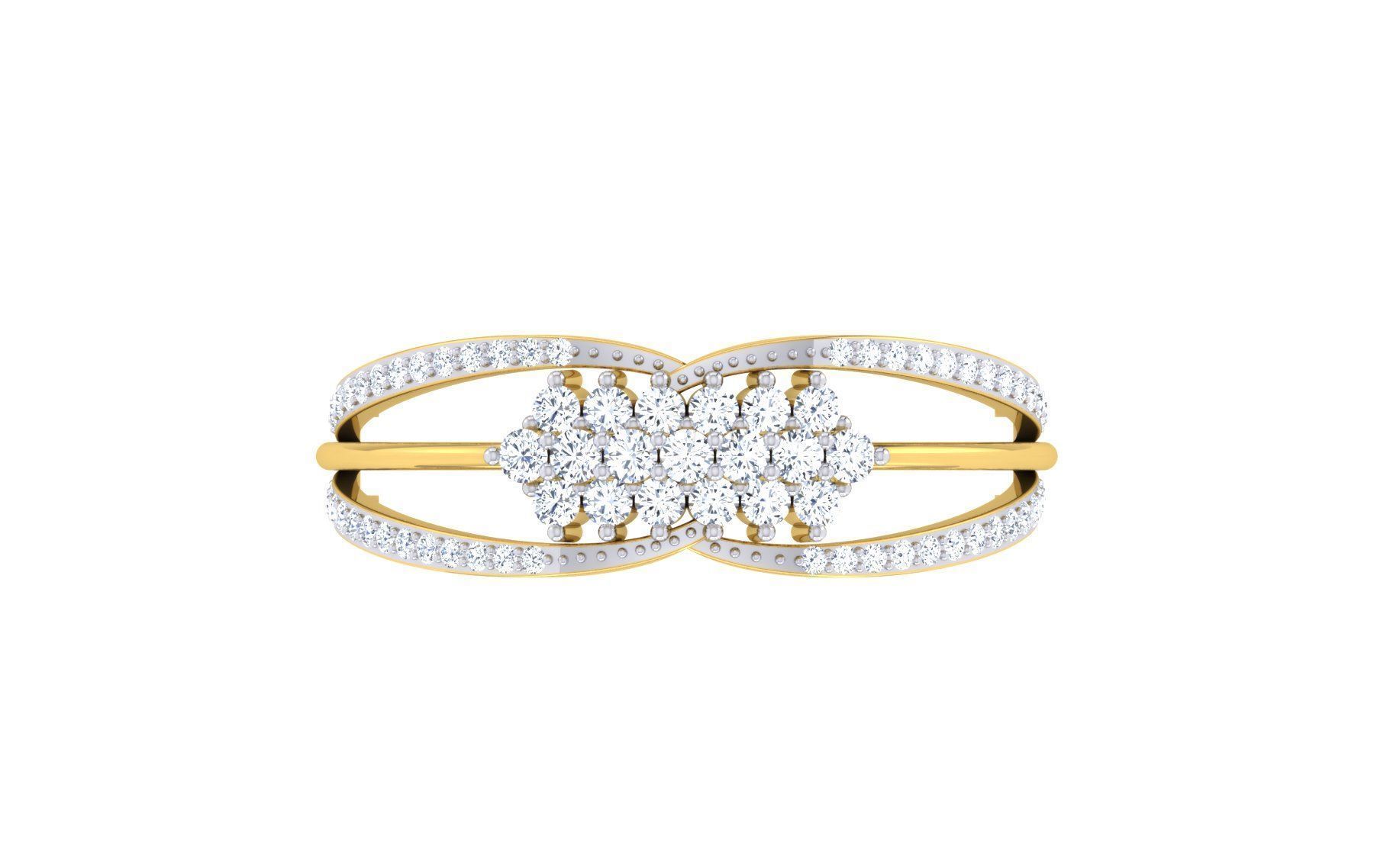 Women Ring  Render 3dm STL OBJ FBX Details 3D print model_1