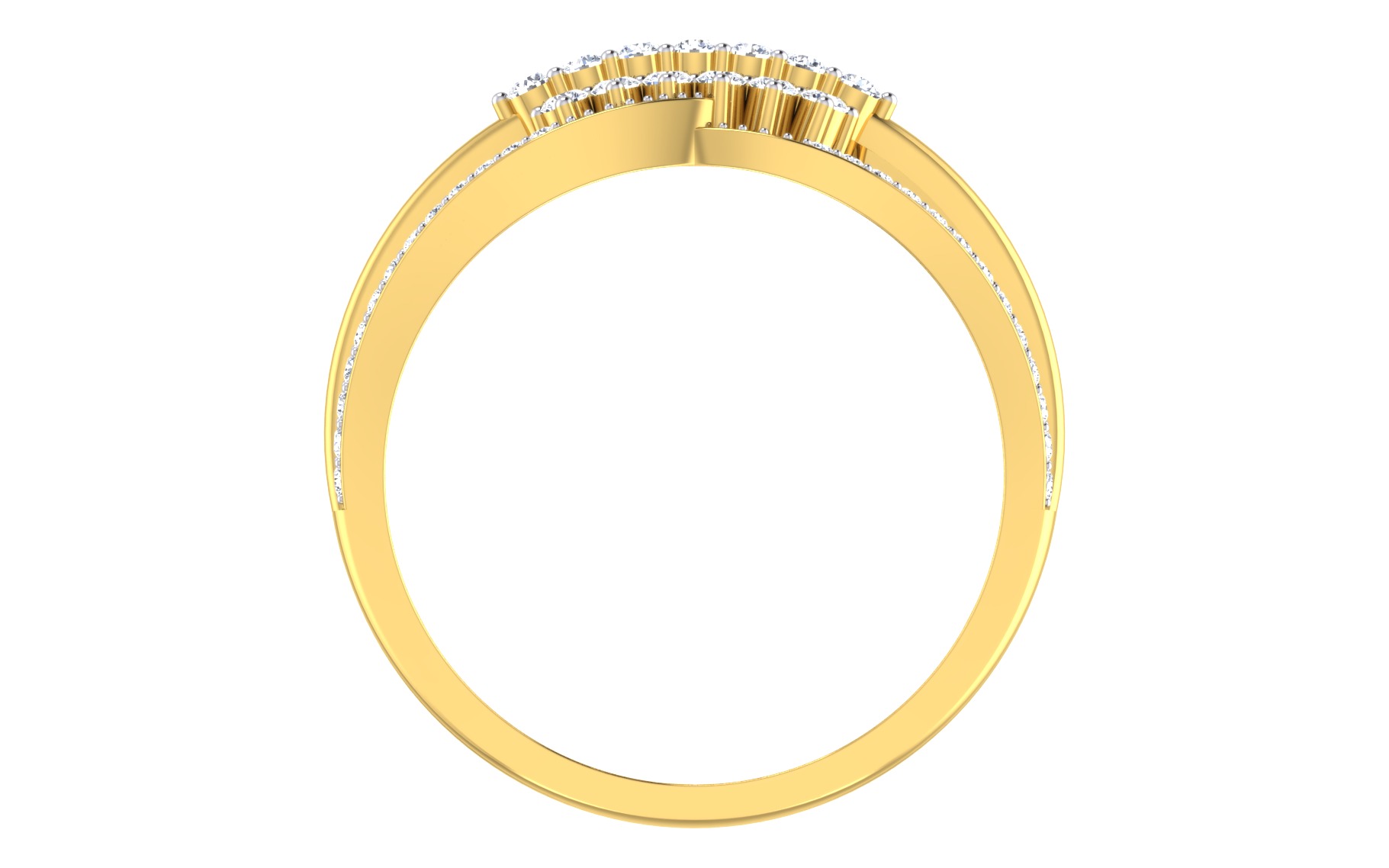 Women Ring  Render 3dm STL OBJ FBX Details 3D print model_4