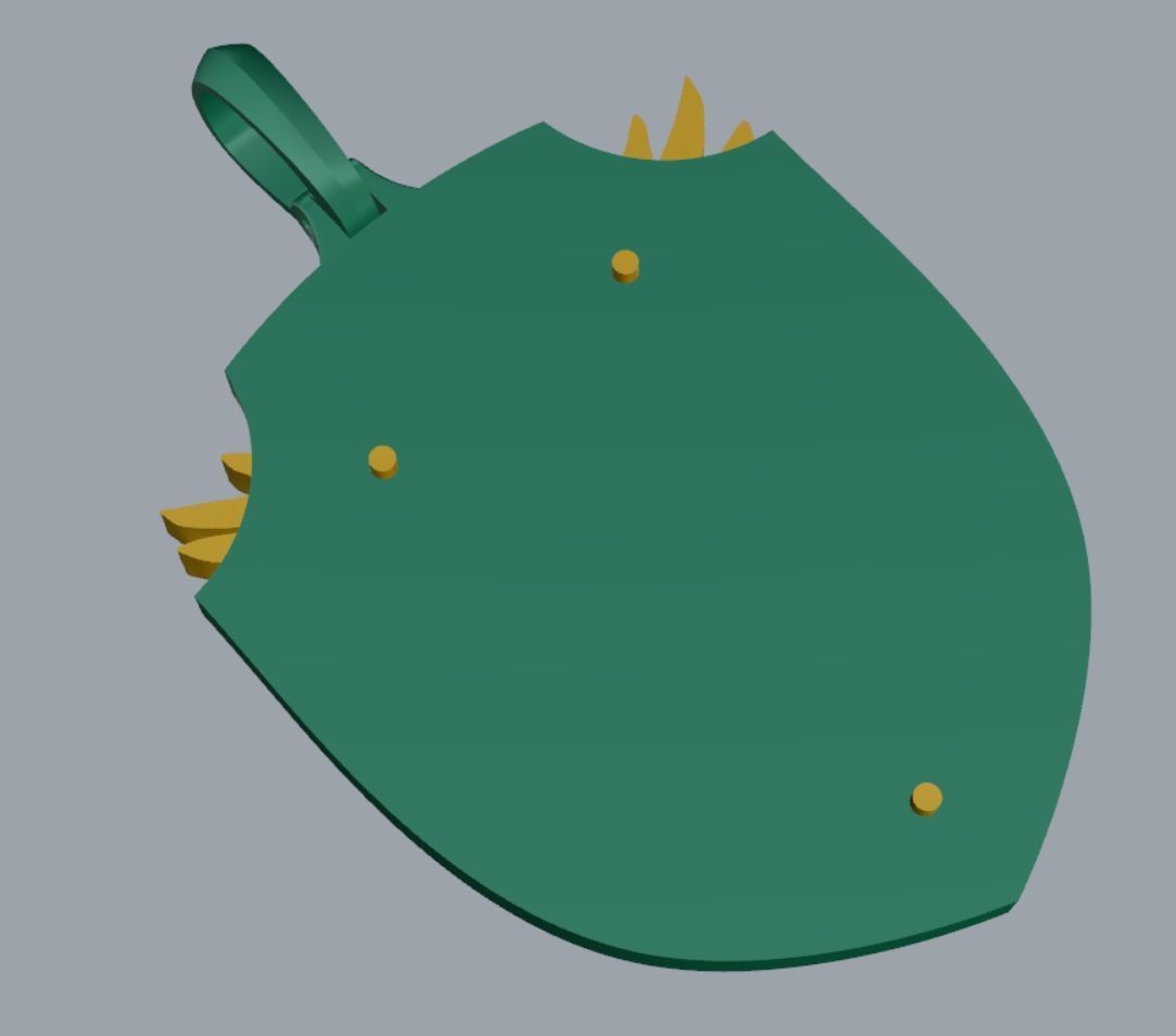 Archangel Michael pendant model 3D print model 3D print model_7