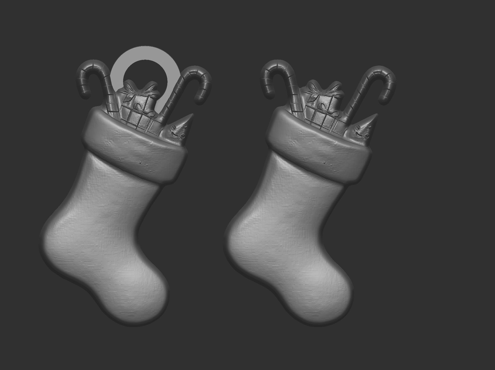 christmas sanda gift  decor 1 3D print model_4