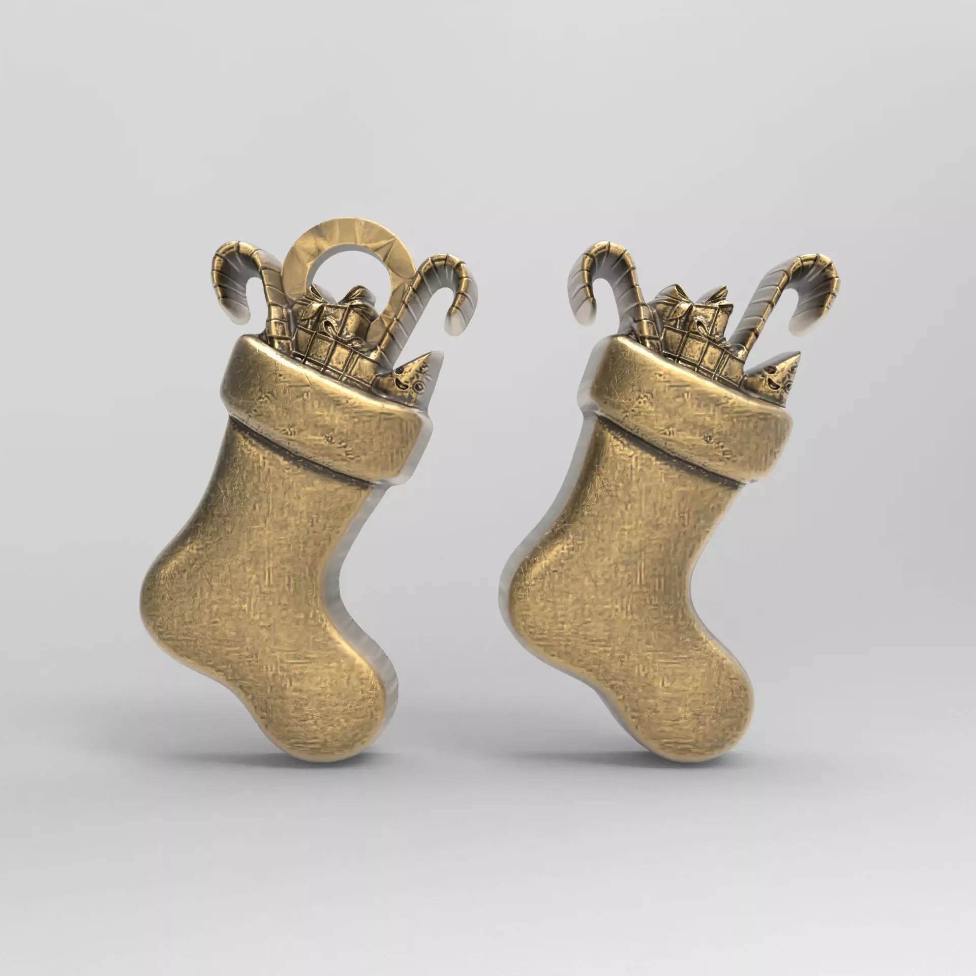 christmas sanda gift  decor 1 3D print model_0