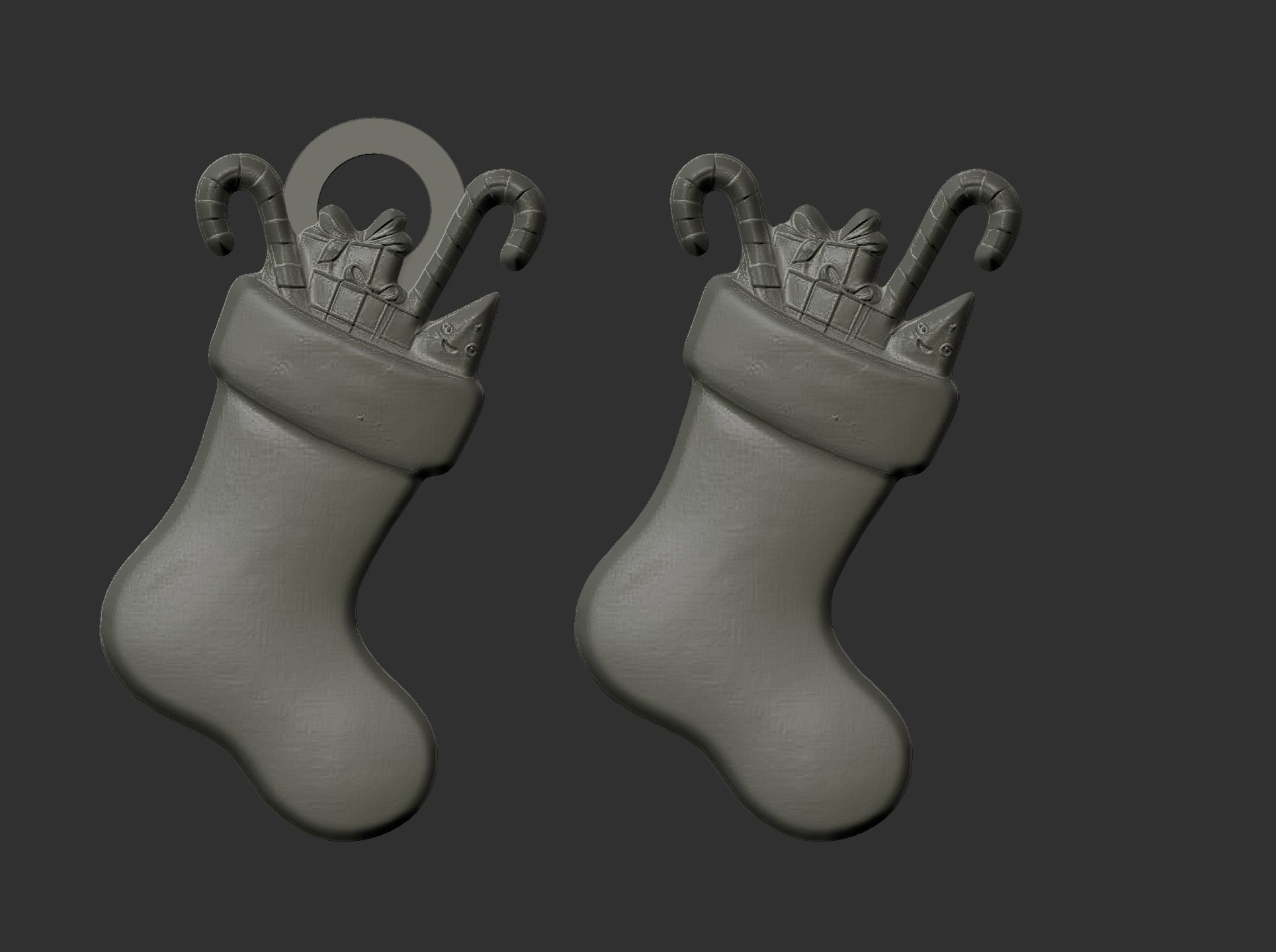 christmas sanda gift  decor 1 3D print model_5