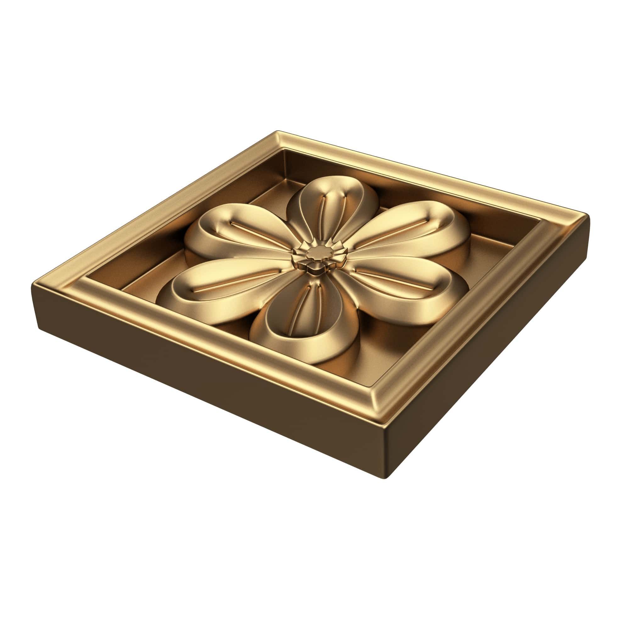 Rosette Carved Decoration CNC 027 Low-poly 3D model_5