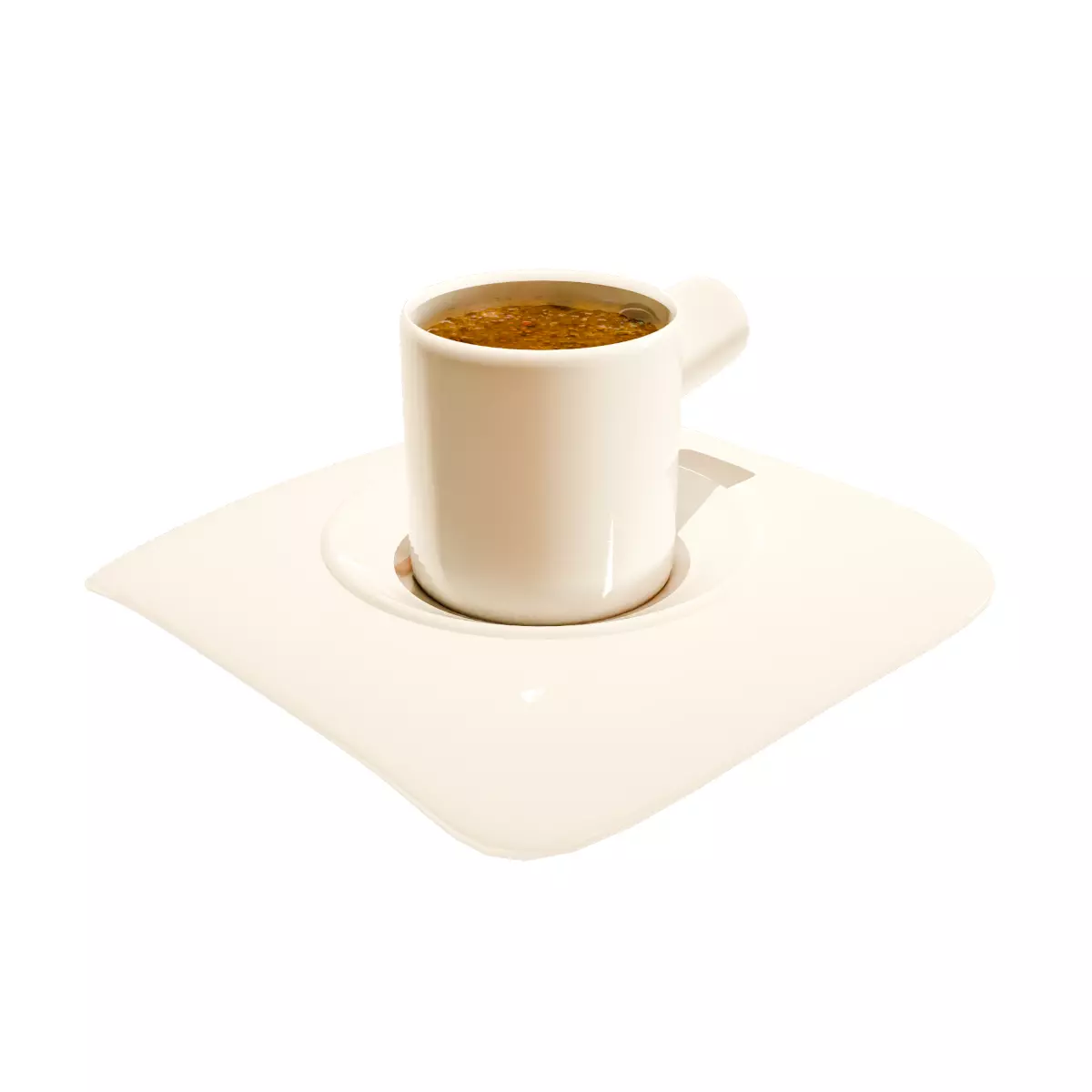 Coffee Cup Low-poly 3D model