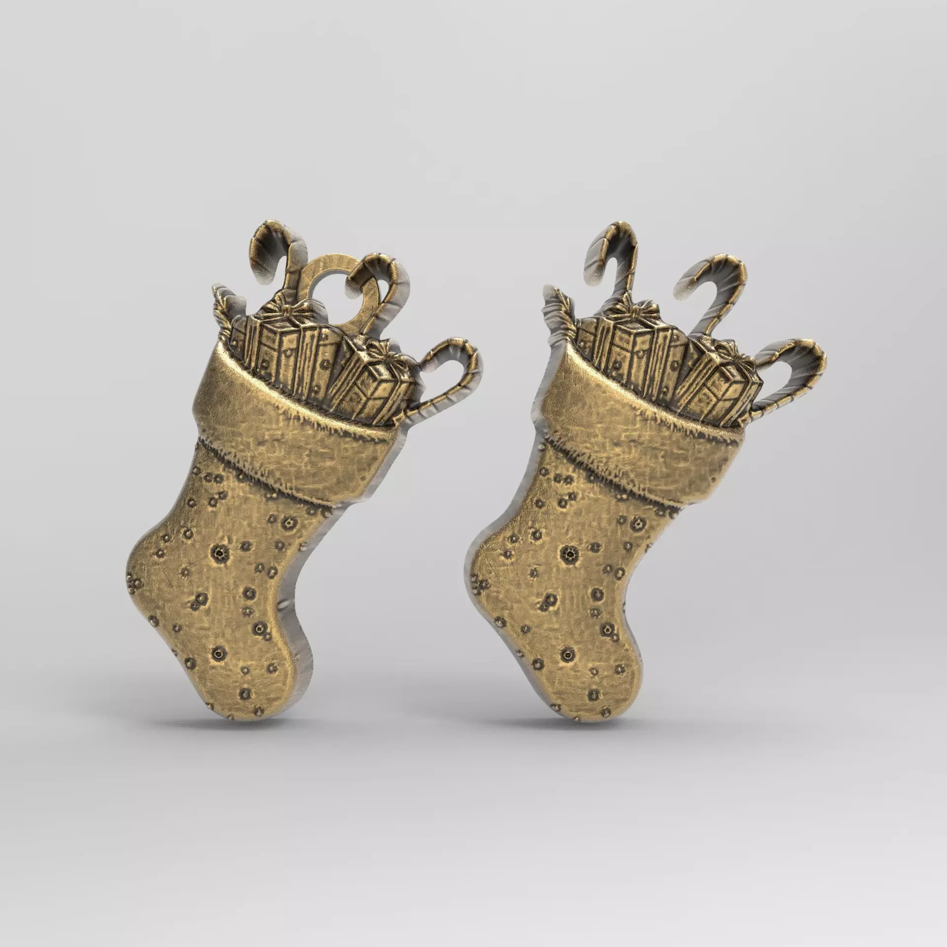 christmas sandas gifts decor 2  3D print model_0