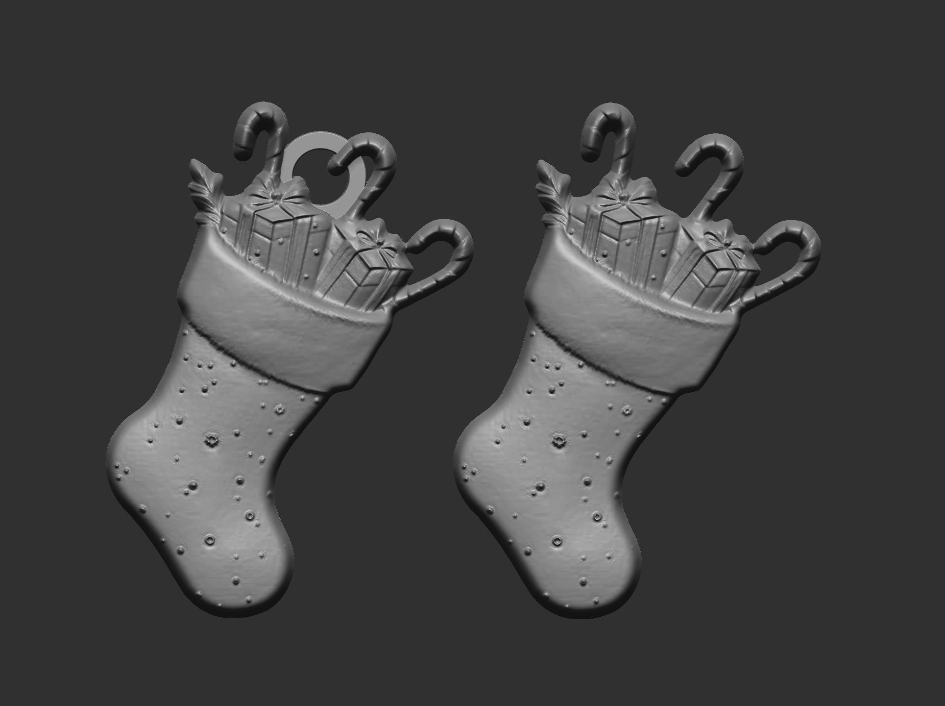 christmas sandas gifts decor 2  3D print model_3