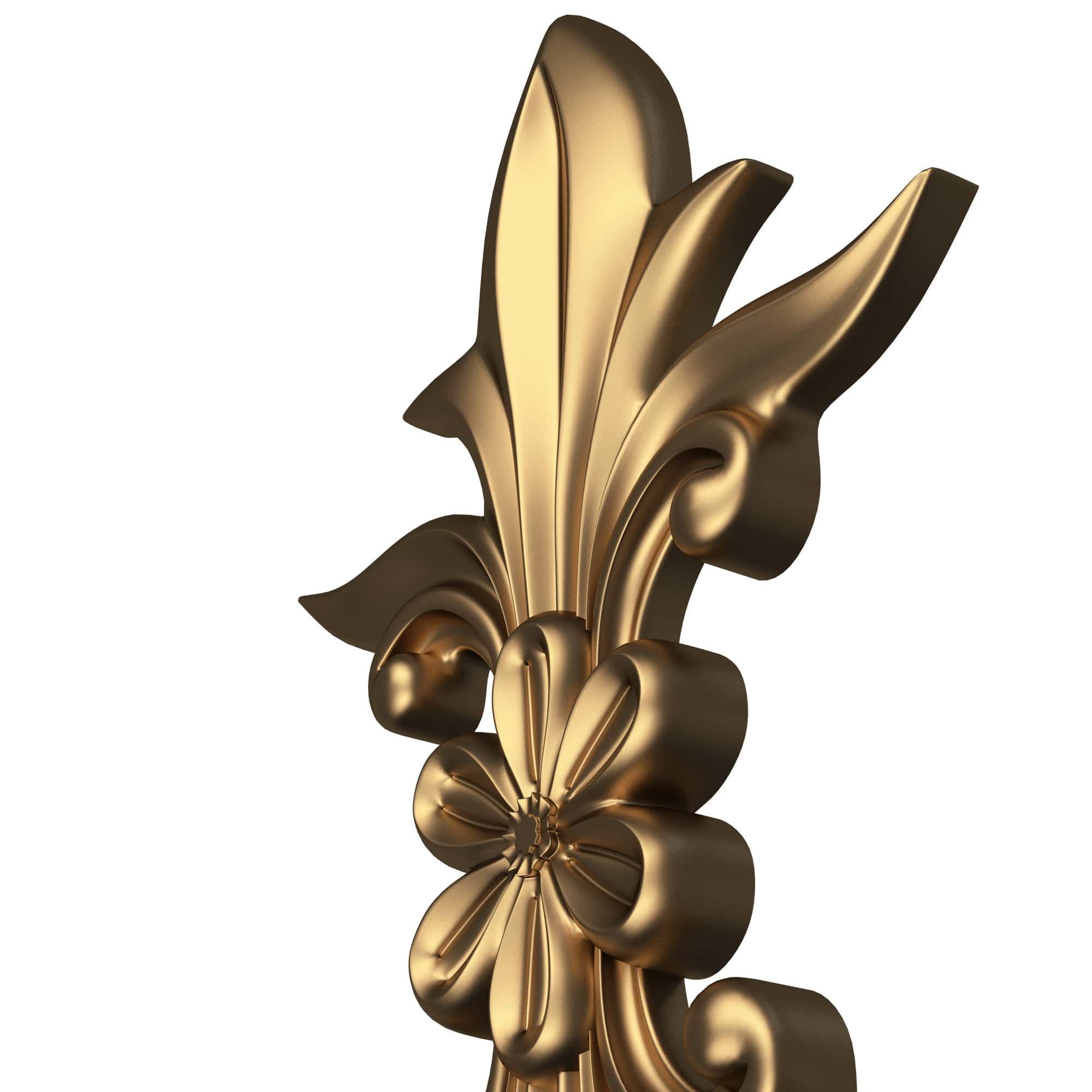 Vertical Onlay 02 Low-poly 3D model_4