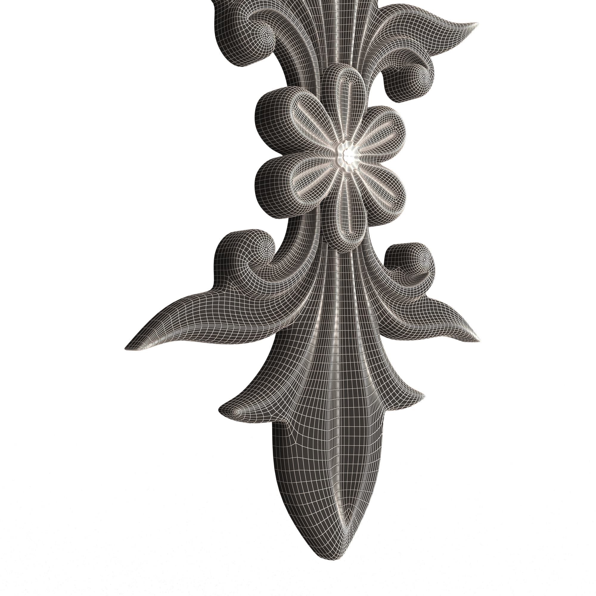 Vertical Onlay 02 Low-poly 3D model_12