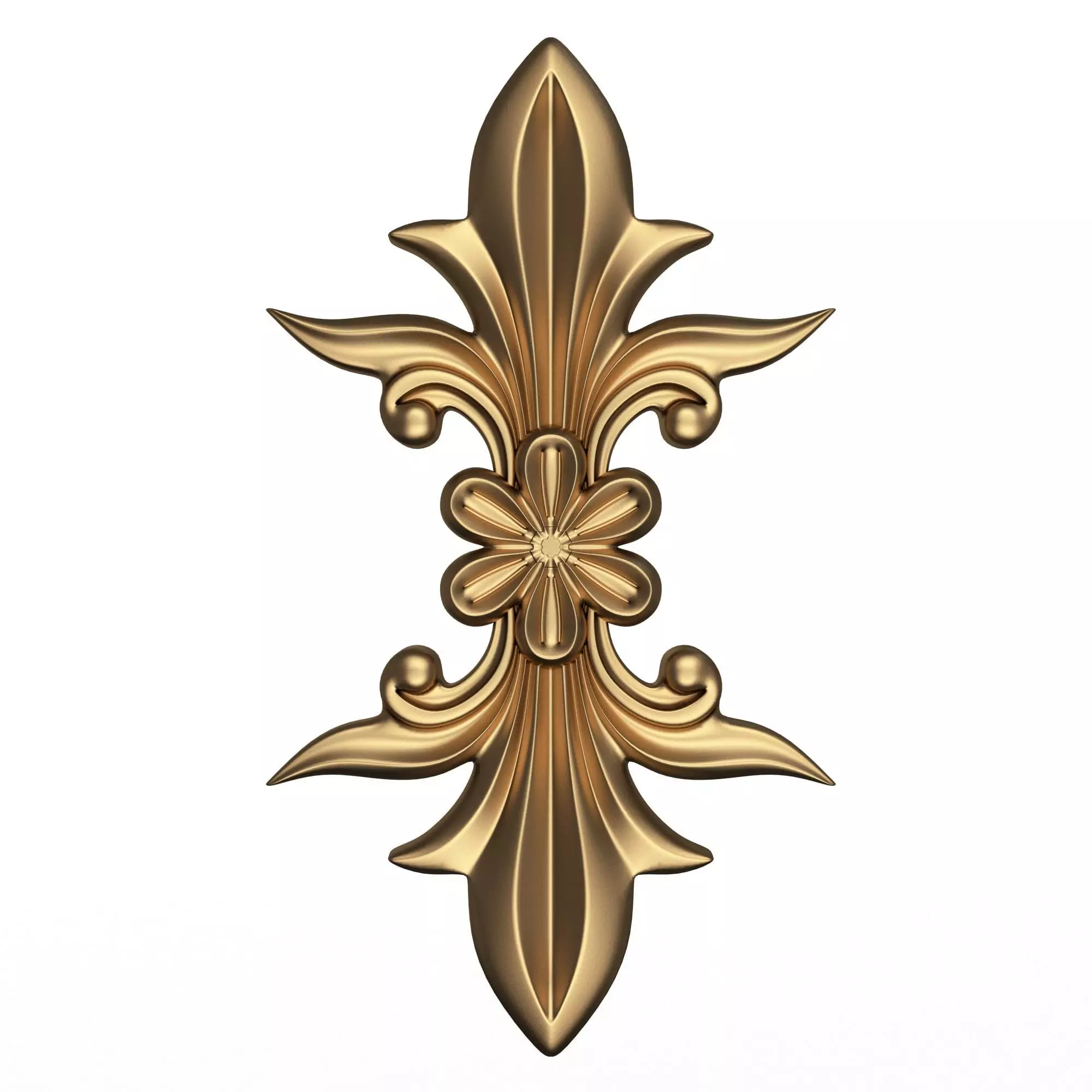 Vertical Onlay 02 Low-poly 3D model_0