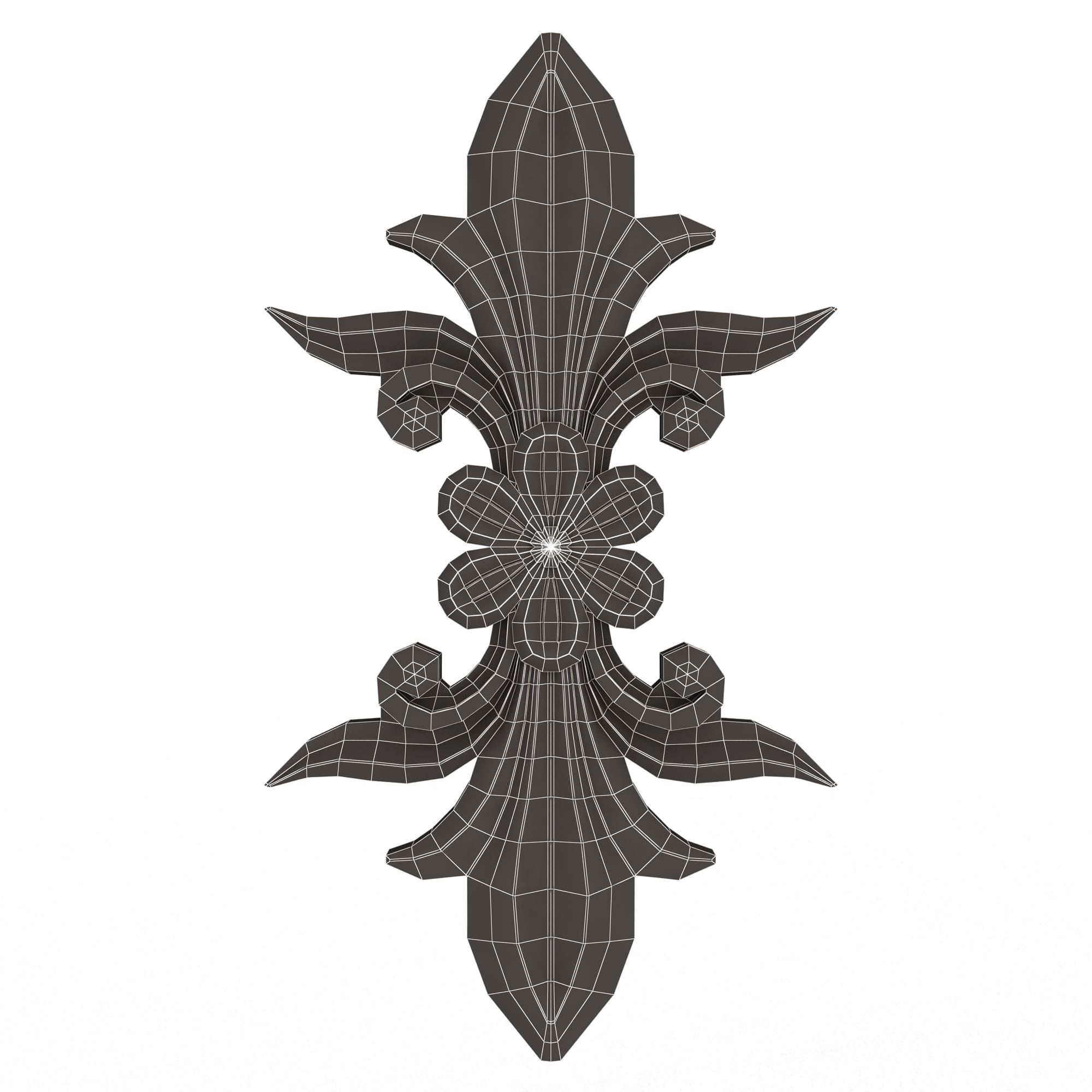 Vertical Onlay 02 Low-poly 3D model_15