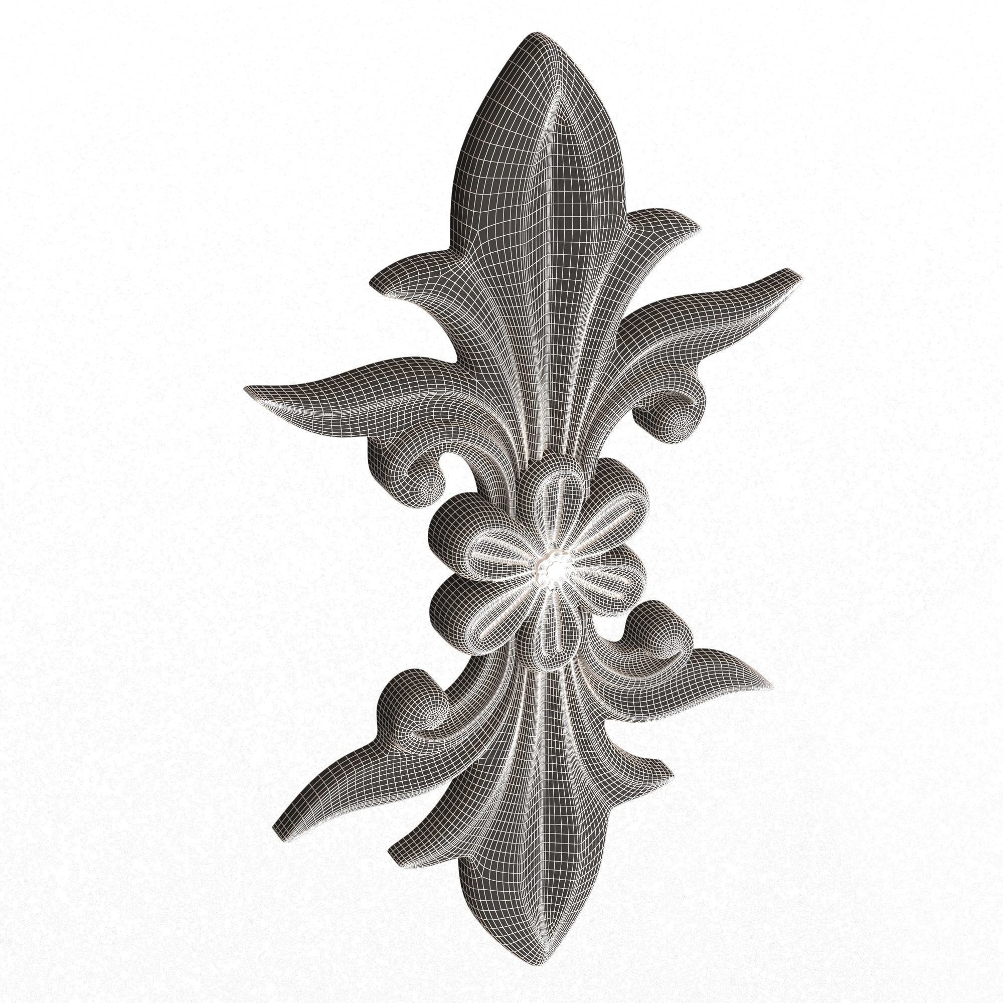 Vertical Onlay 02 Low-poly 3D model_10