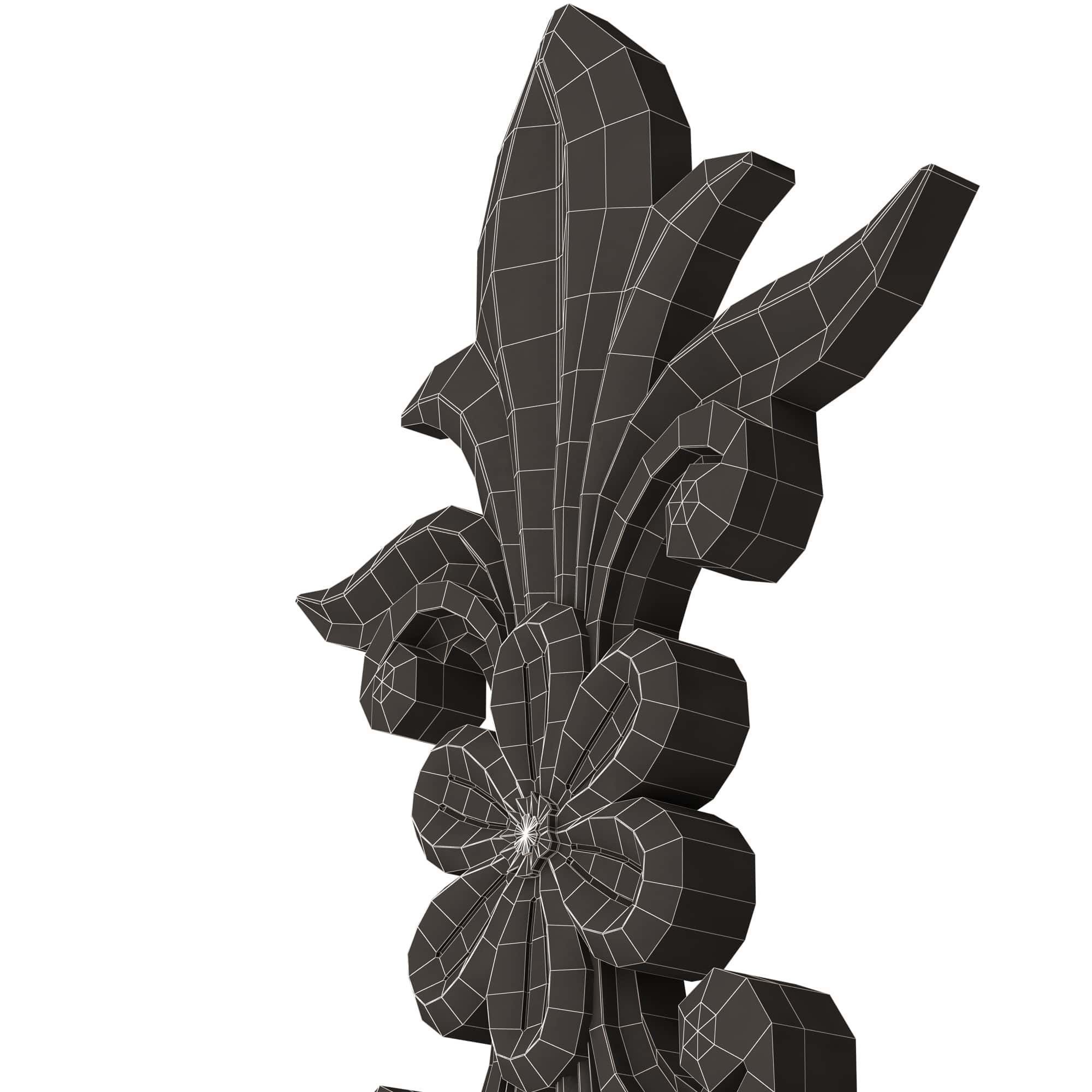 Vertical Onlay 02 Low-poly 3D model_8