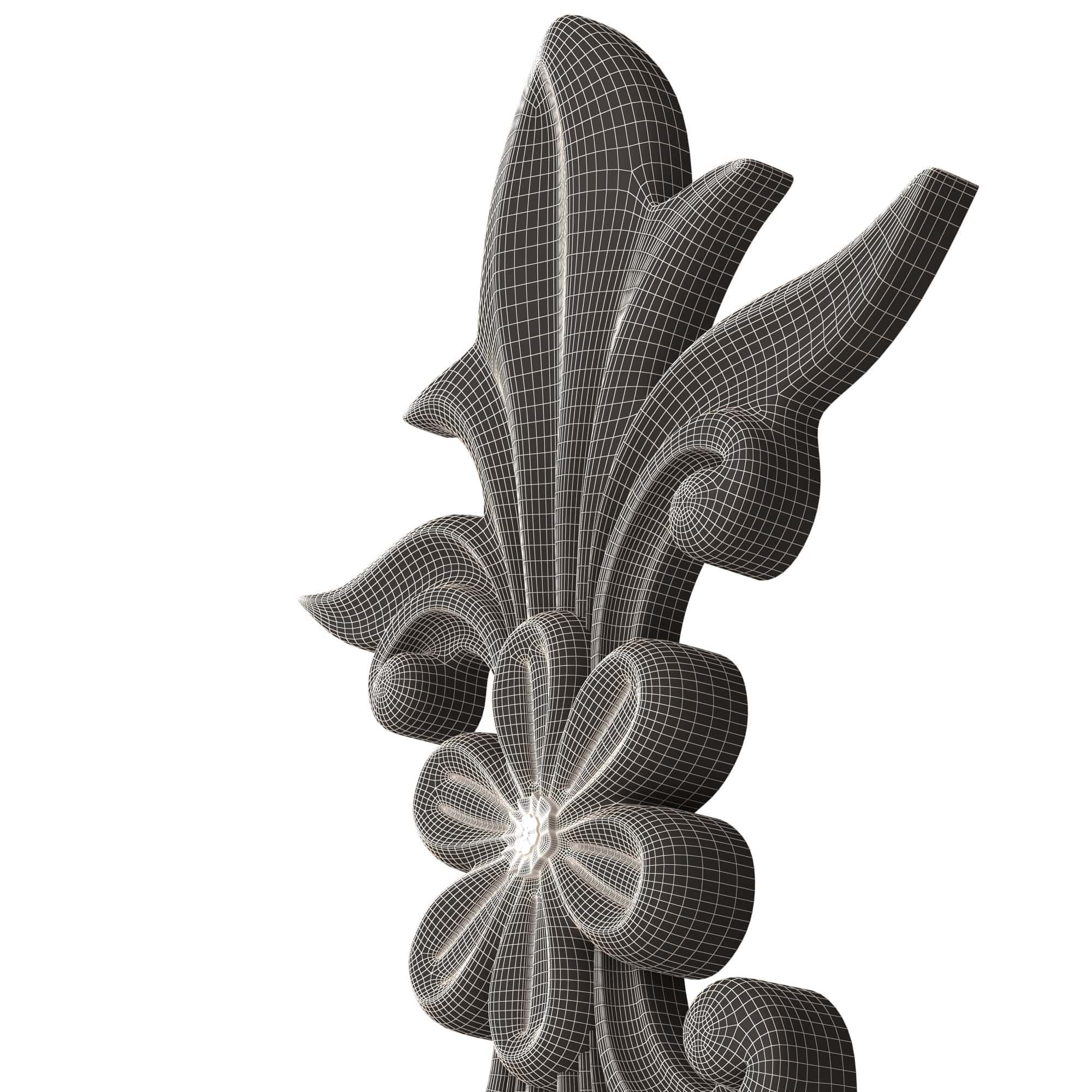 Vertical Onlay 02 Low-poly 3D model_13